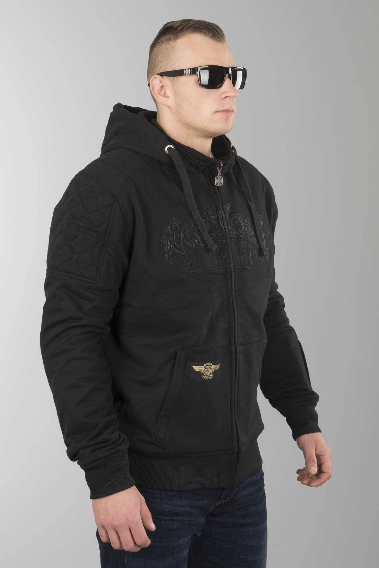 West Coast Choppers Aramid Por Vida Riding Hoodie | 24MX
