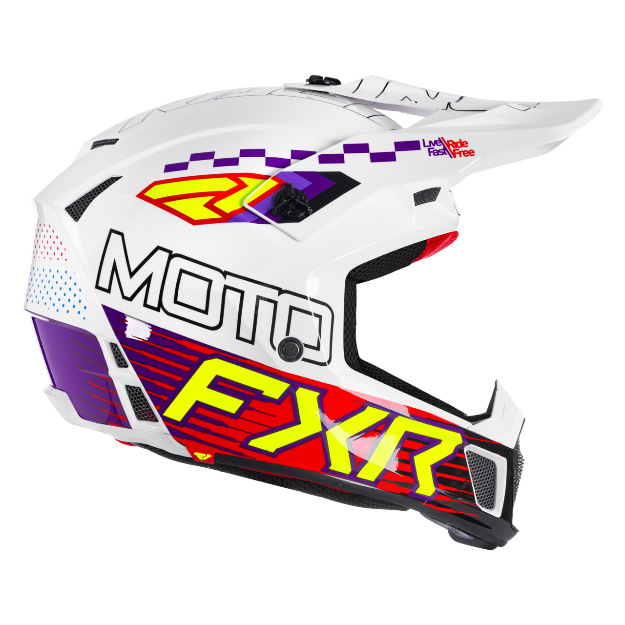 Casco MX FXR Clutch Race Div 26
