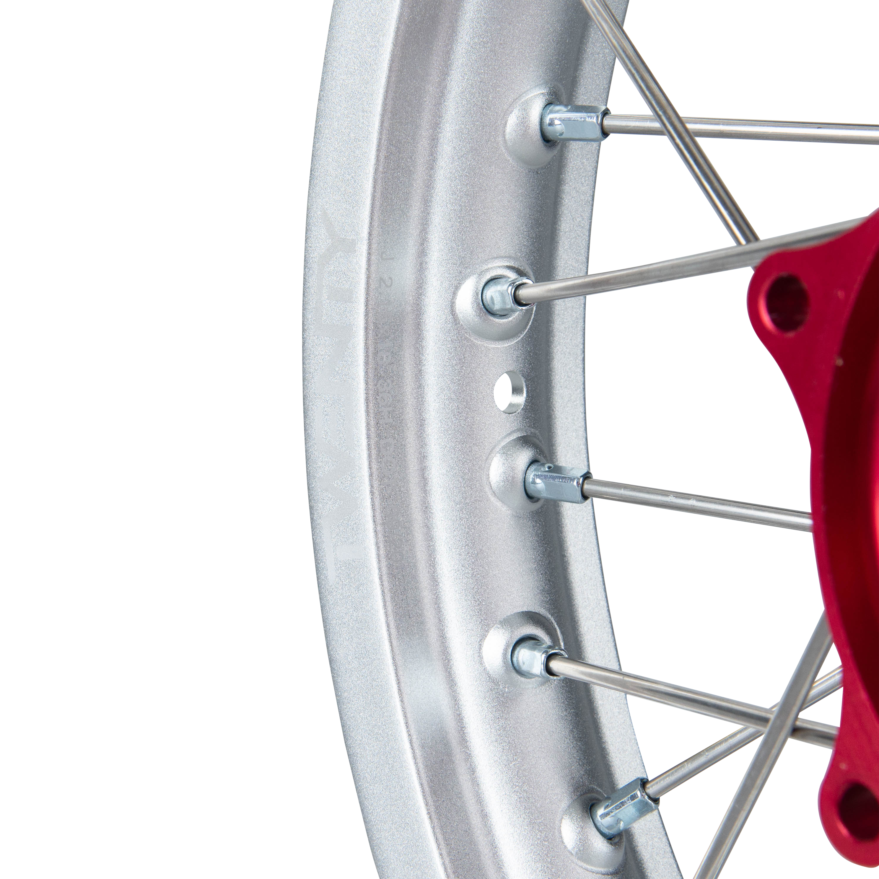 Twenty MX Rear Wheel Silver-Red 18"