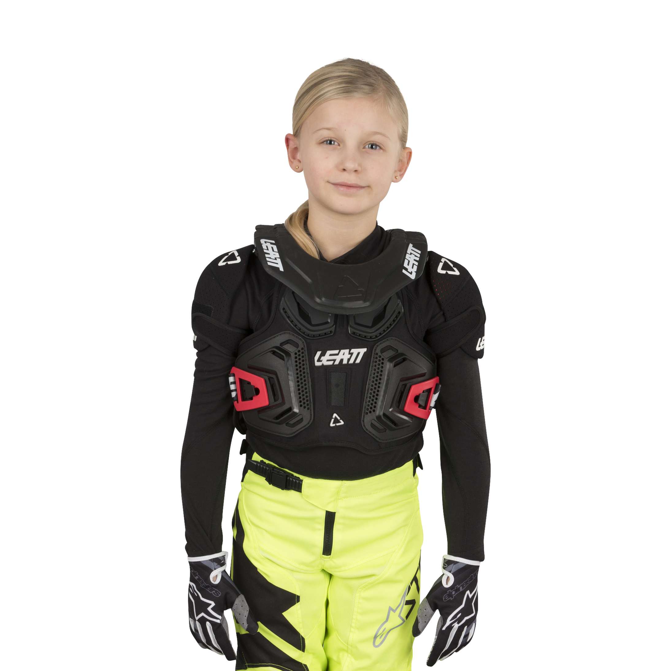 Protektorenweste Leatt 2.0 Junior Schwarz Kinder