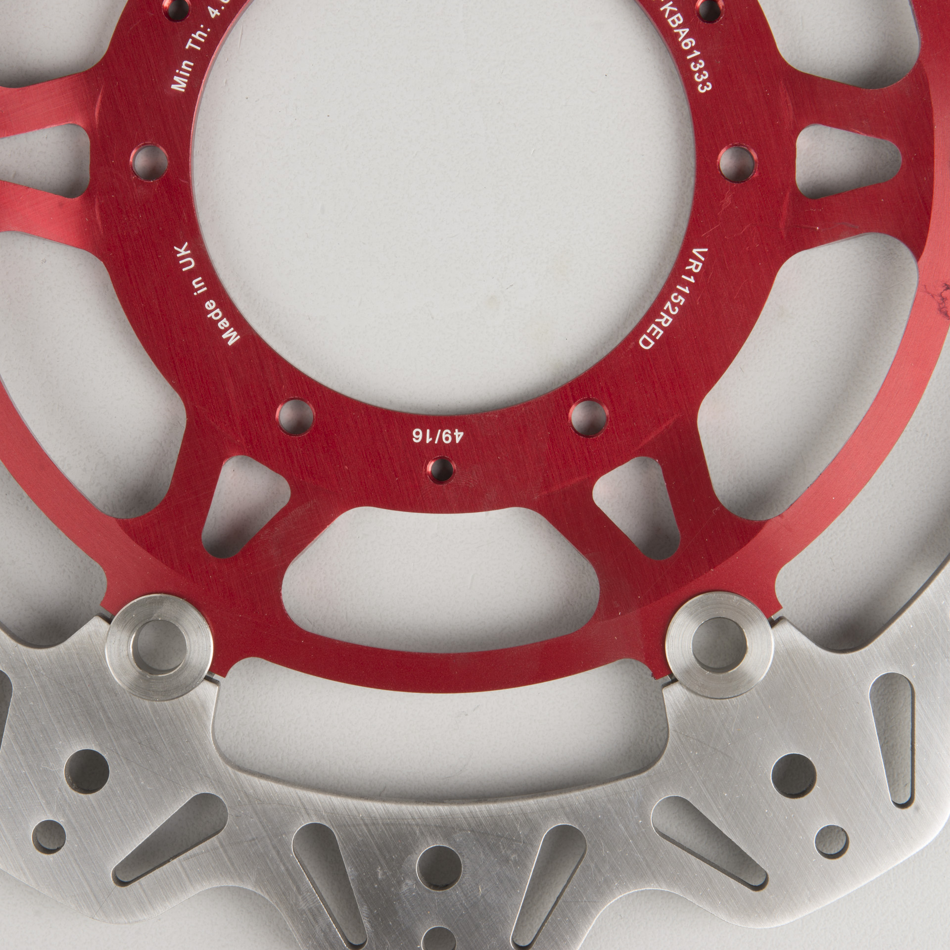 EBC Front Brake Vee Rotor - Red
