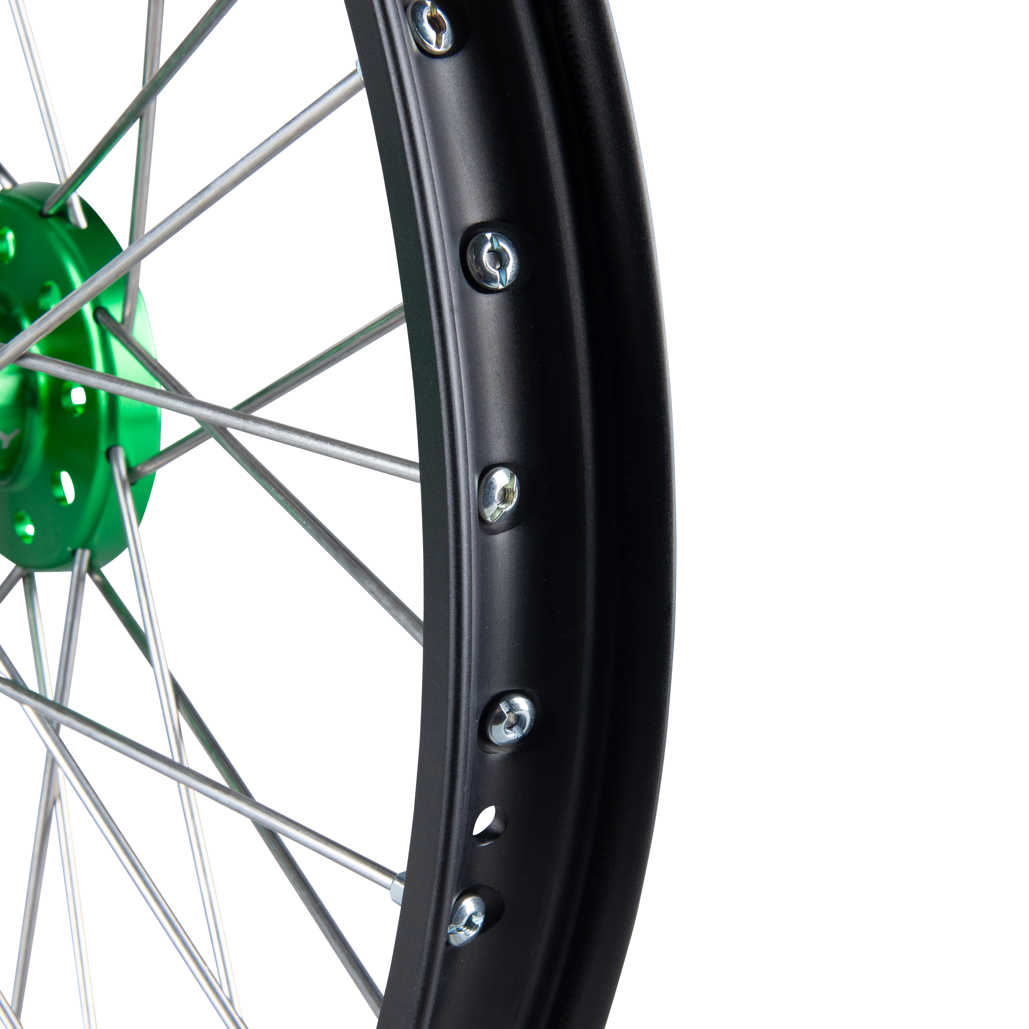 Rueda Delantera de Cross Twenty Negro-Verde 21"