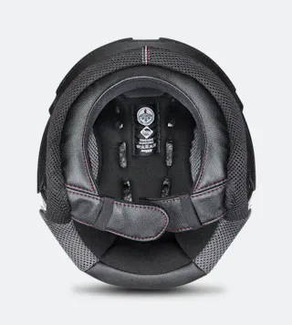 Nolan N24 MC Helmet Lining Black-Red
