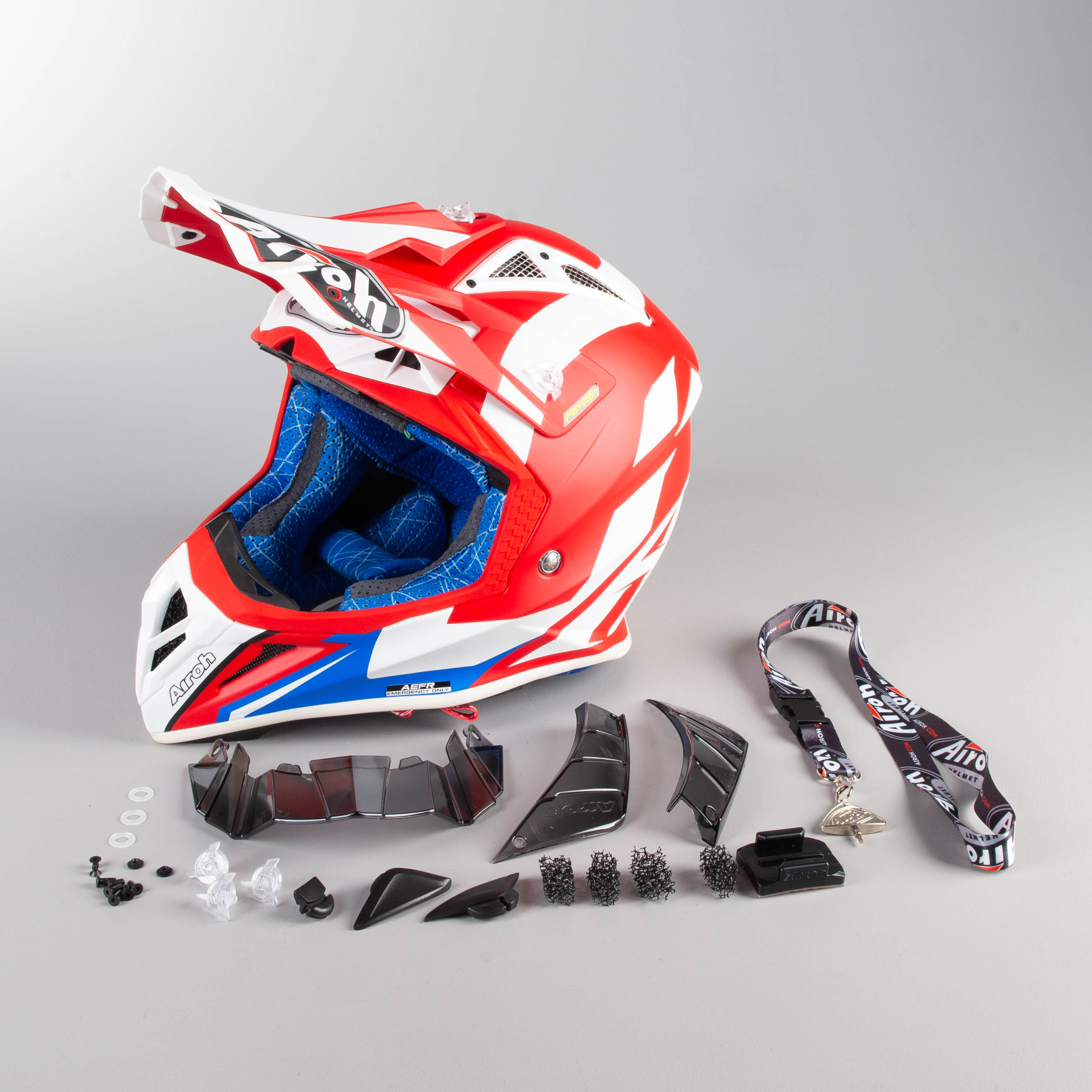 Casco de Cross Airoh Aviator 2.3 Bigger Rojo Mate Casco de Cross Airoh Aviator 2.3 Bigger Rojo Mate