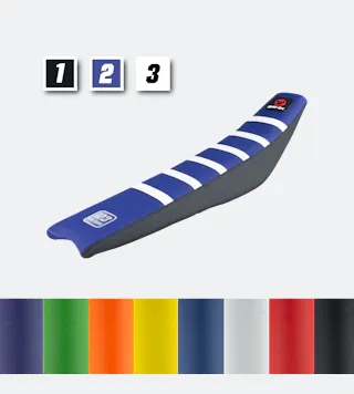 Capa de Assento 24MX Personalizada Três Cores Nome/Número: