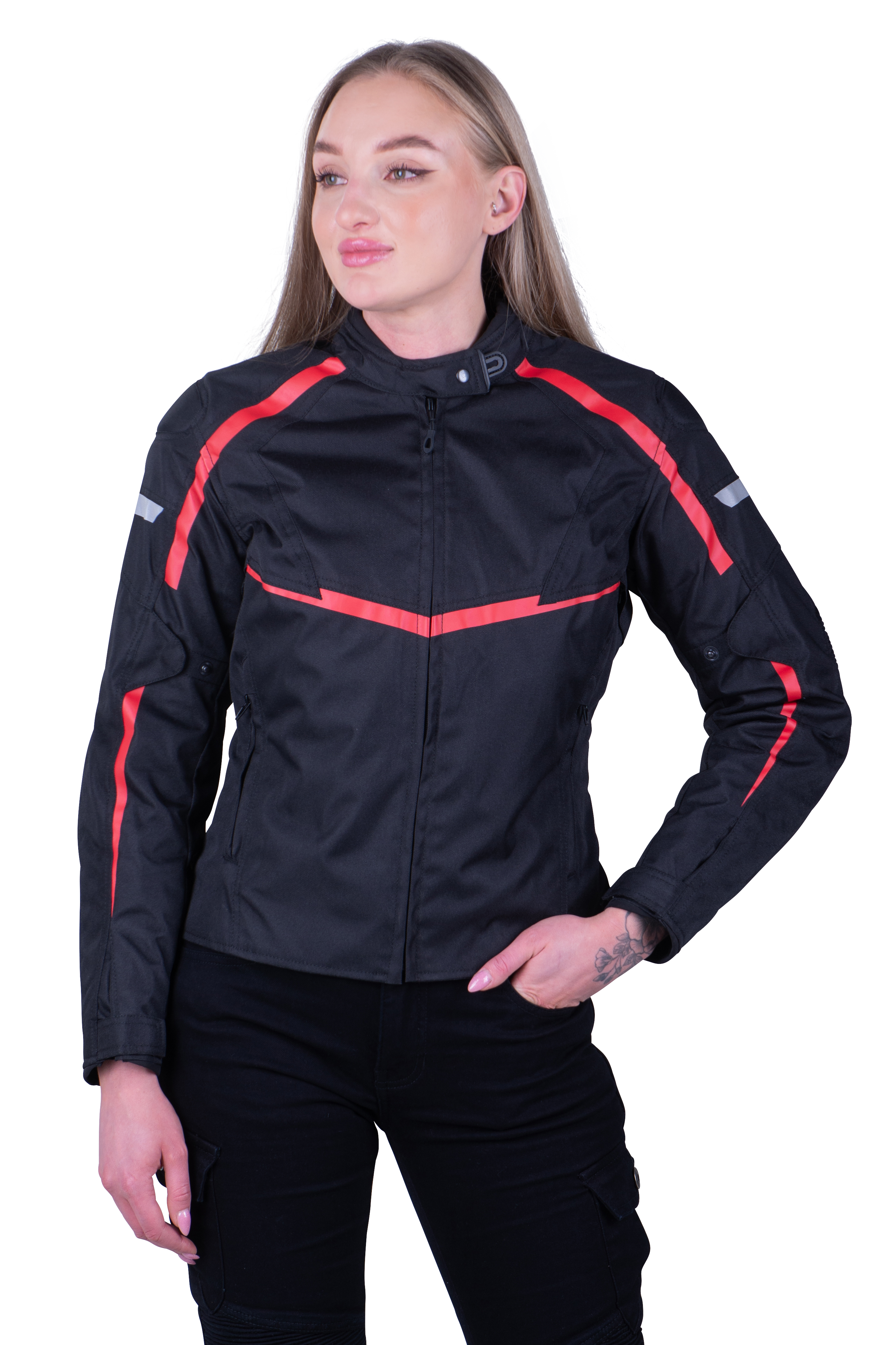 Blouson Moto Femme Course Roadster Tex