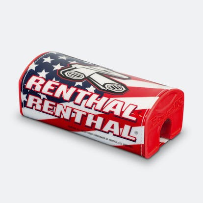 Mousse de guidon avec barre - Renthal SX 240mm - Noir/Blanc/Rouge - Pièces  Partie cycle sur La Bécanerie