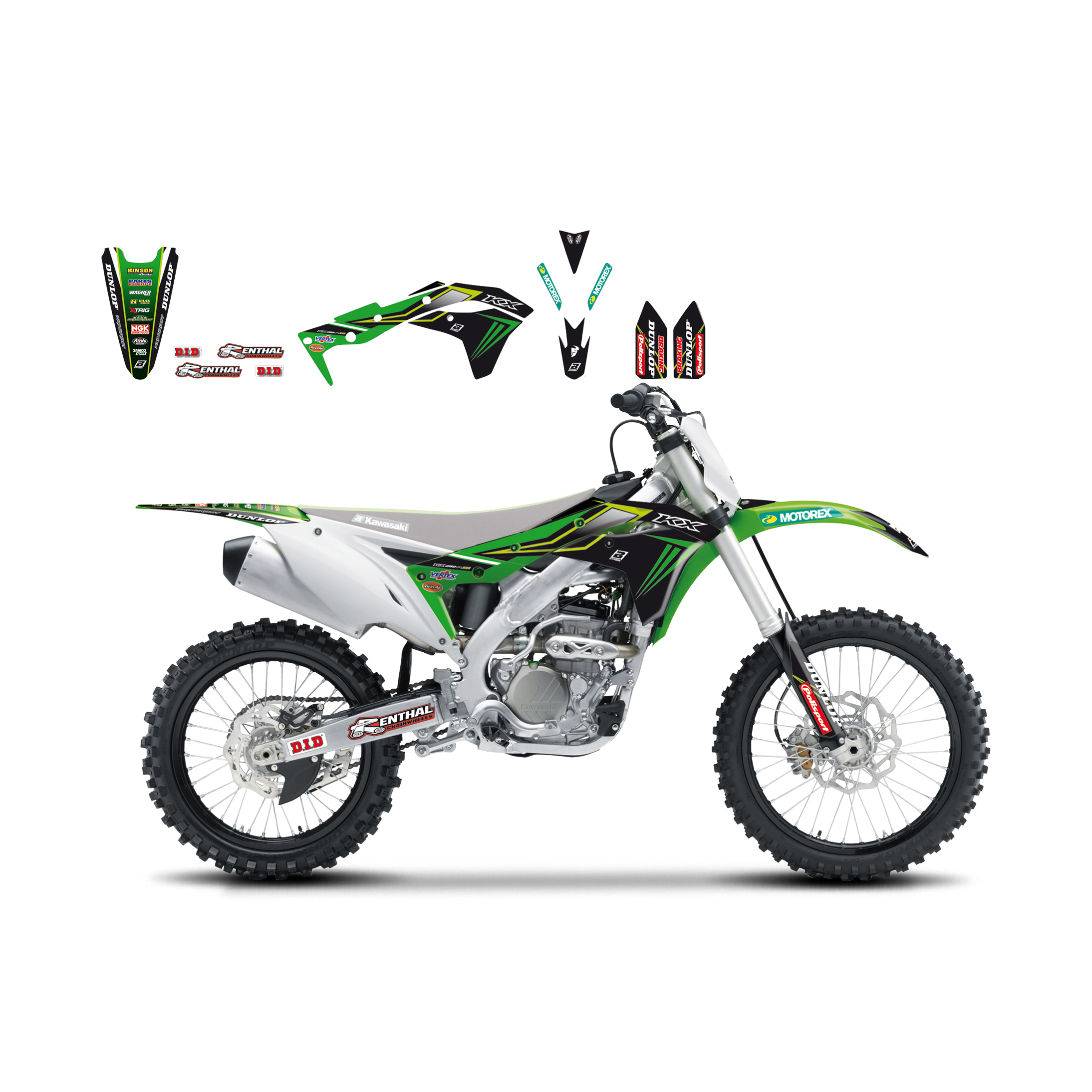 Blackbird Monster Energy Racing Team 2016 Decal Kit
