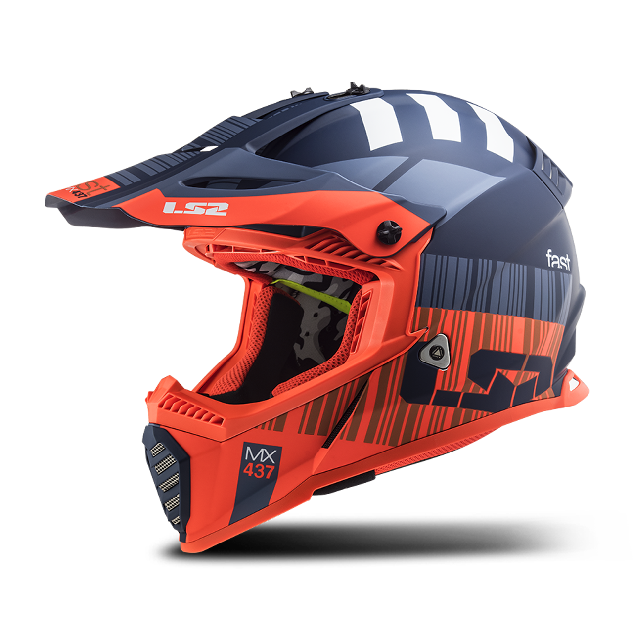 Cască Motocross LS2 MX437 Fast Evo Xcode
