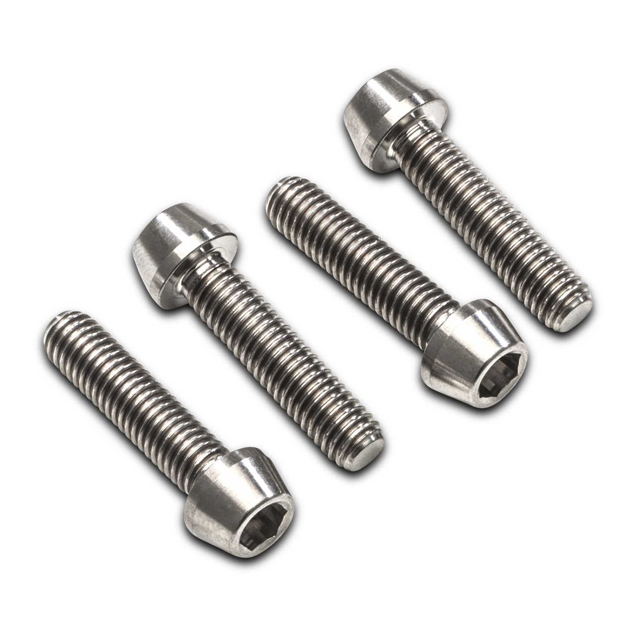 Tornillo CNC Racing Soporte Estriberas Pasajero M8x35 Titanio