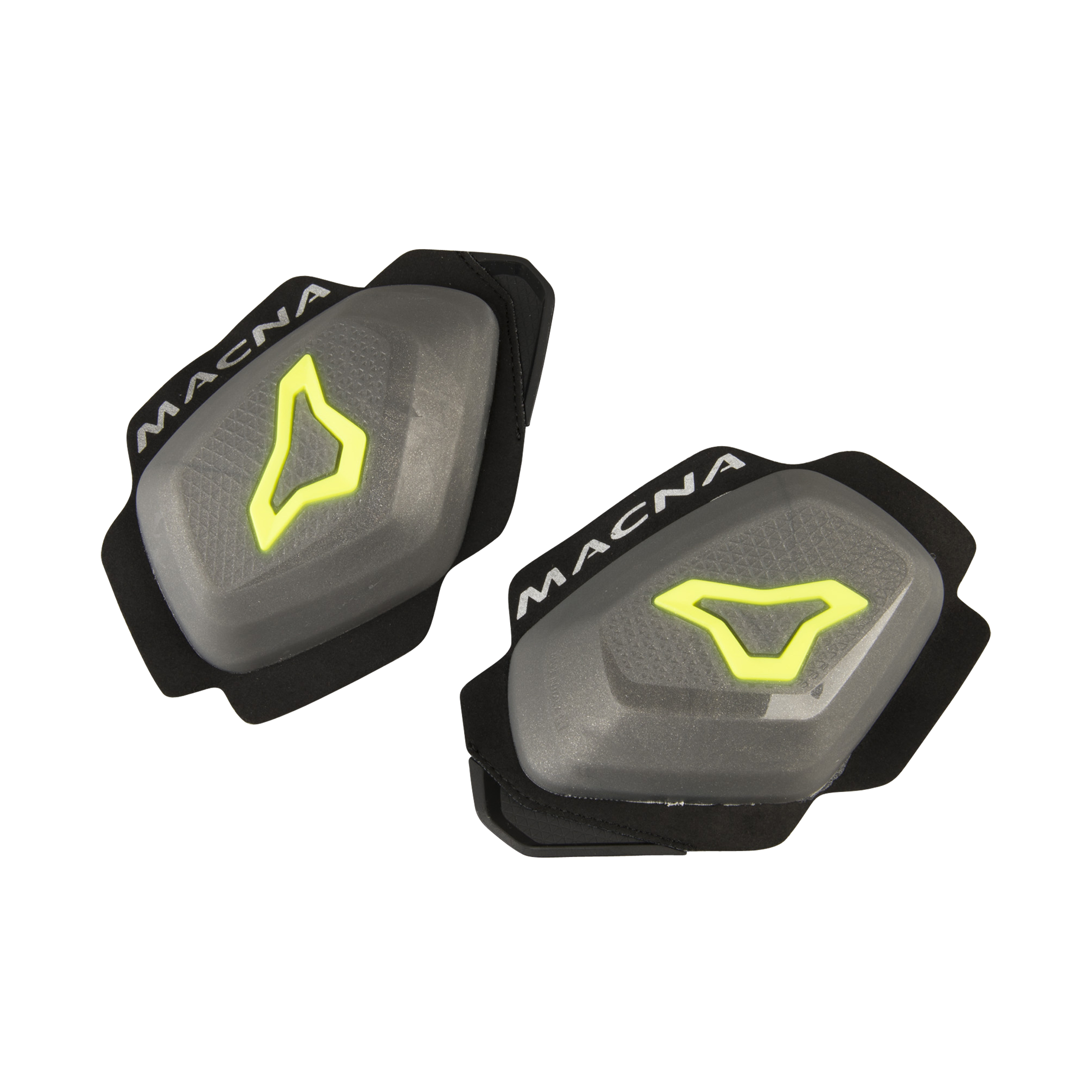 Macna Pro Knee Sliders Grey Yellow Fluo Buy Now Get 27 Off Xlmoto