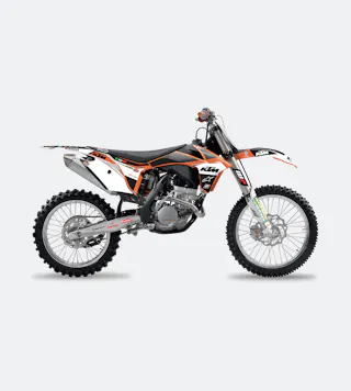 Complete Stickerset + Zadelovertrek Blackbird Replica Trophy 2018 Oranje-Zwart-Wit