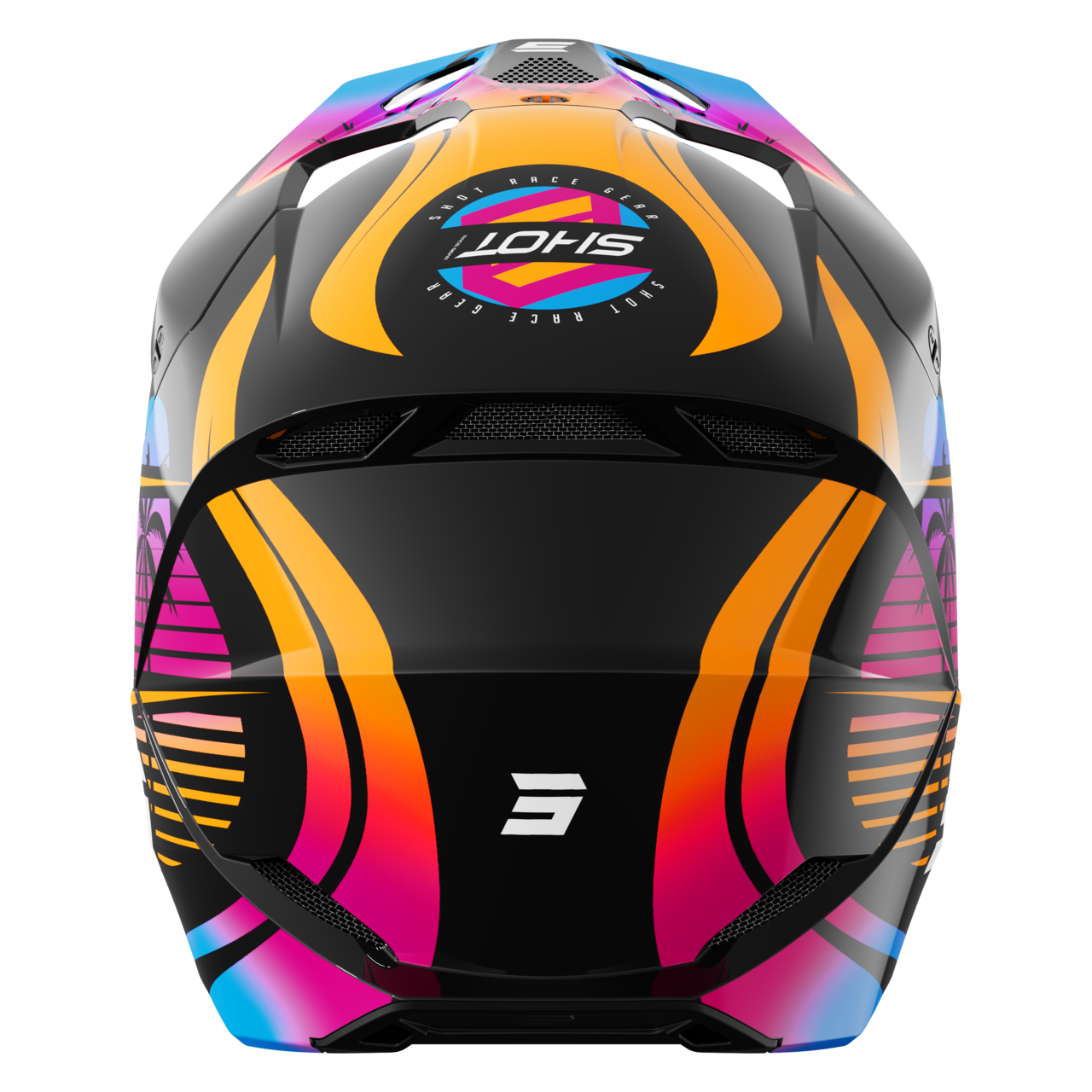 Shot Race Gear Furious Miami Youth 27 MX Helmet