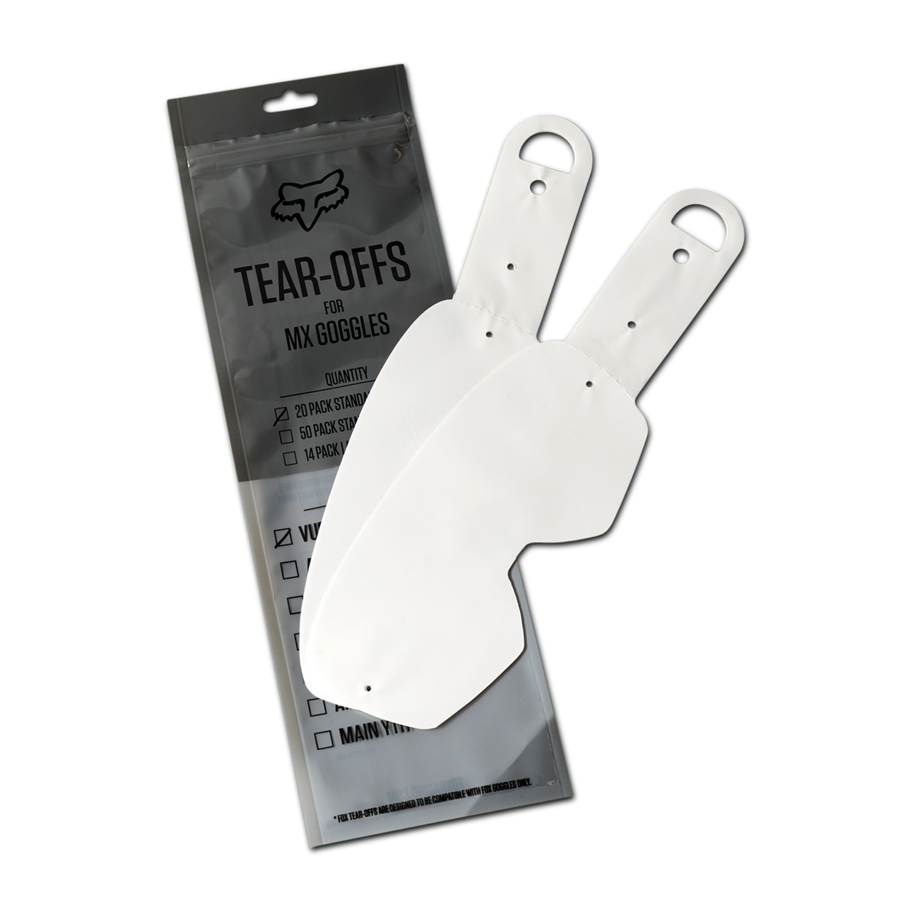 Tear-Offs FOX Vue Standaard Pack Helder