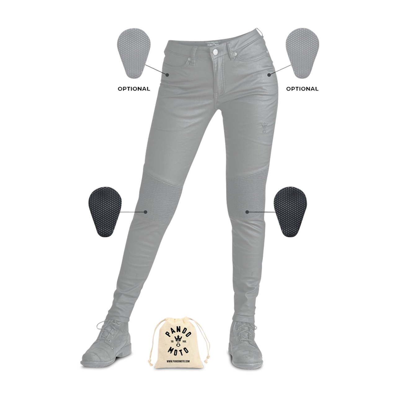 Pando Moto Kusari Kev 02 Women's Motorcycle Jeans