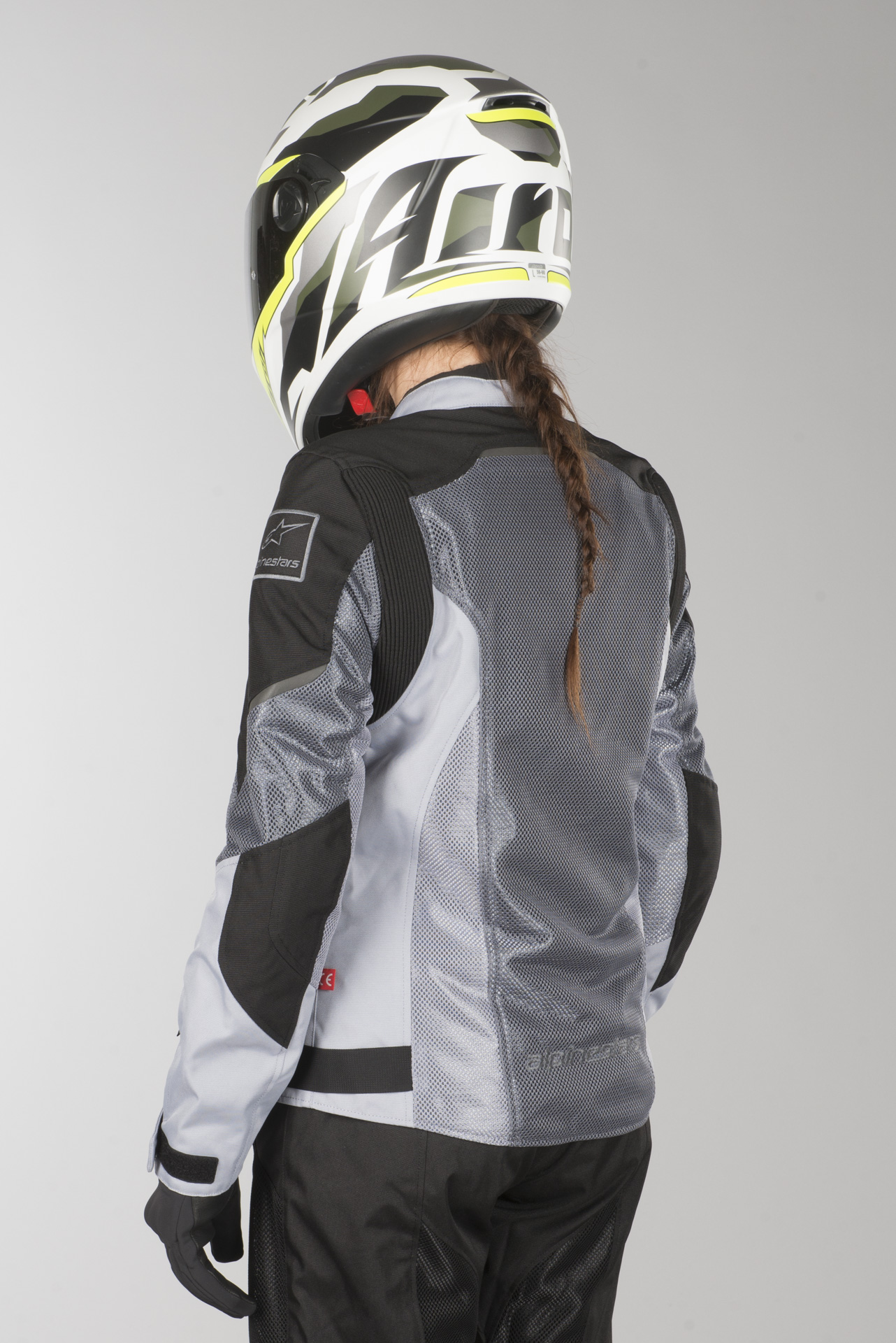 Jakke Dame Alpinestars Stella Wake Air Svart Grå Jakke Dame Alpinestars Stella Wake Air Svart Grå