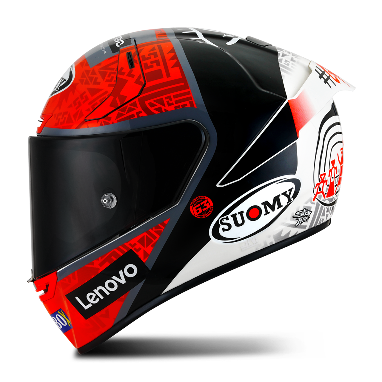 Casco Integral Suomy SR-GP Bagnaia Replica 2022 con Sponsor E06