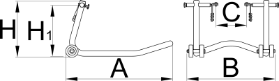 Unior Front Paddock Stand