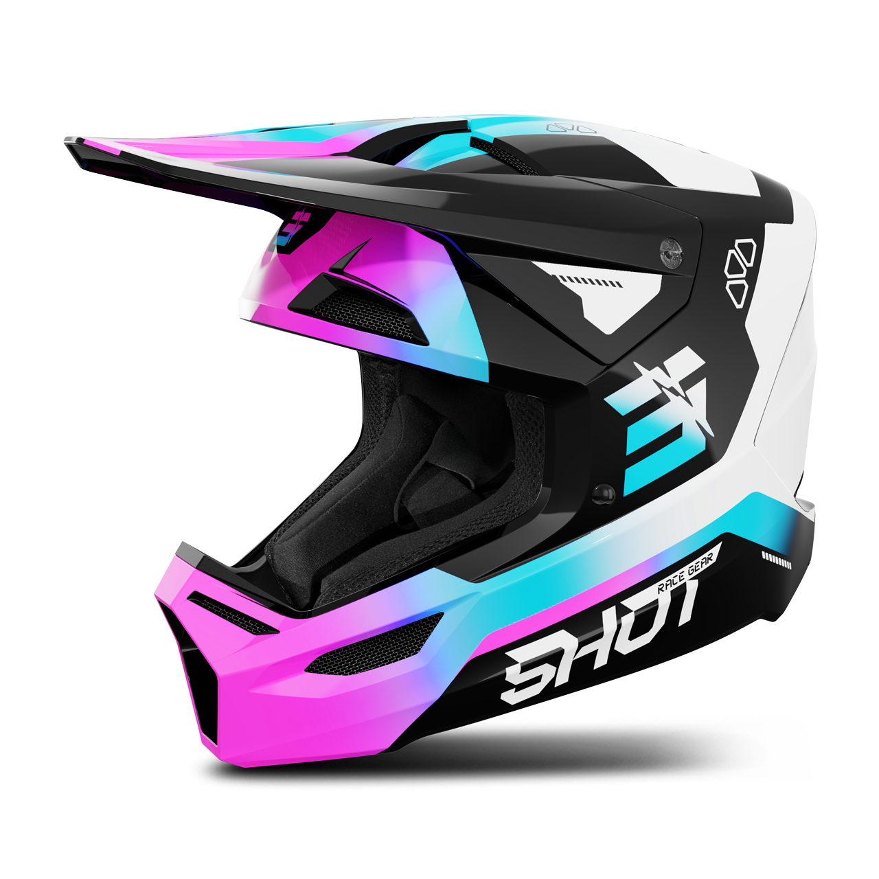 Crosshjelm Shot Race Gear Furious Rocket Youth 27