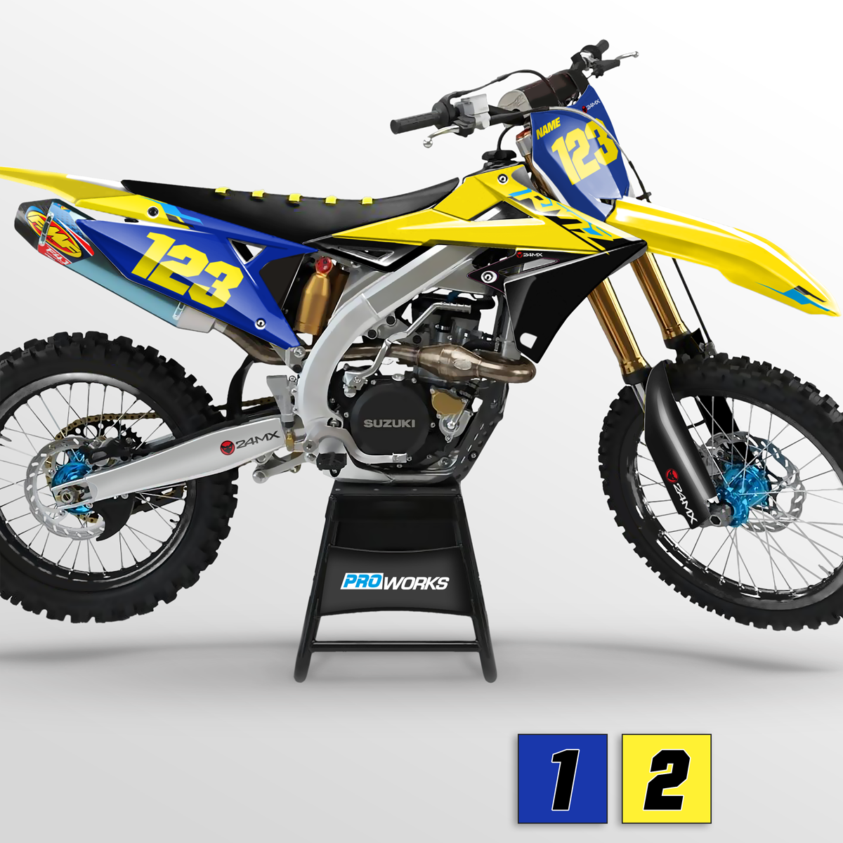 24MX 2021 Decal Kit with Name & Number