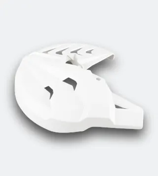 Protection Disque de Frein et Pied de Fourche Polisport Blanc-Noir