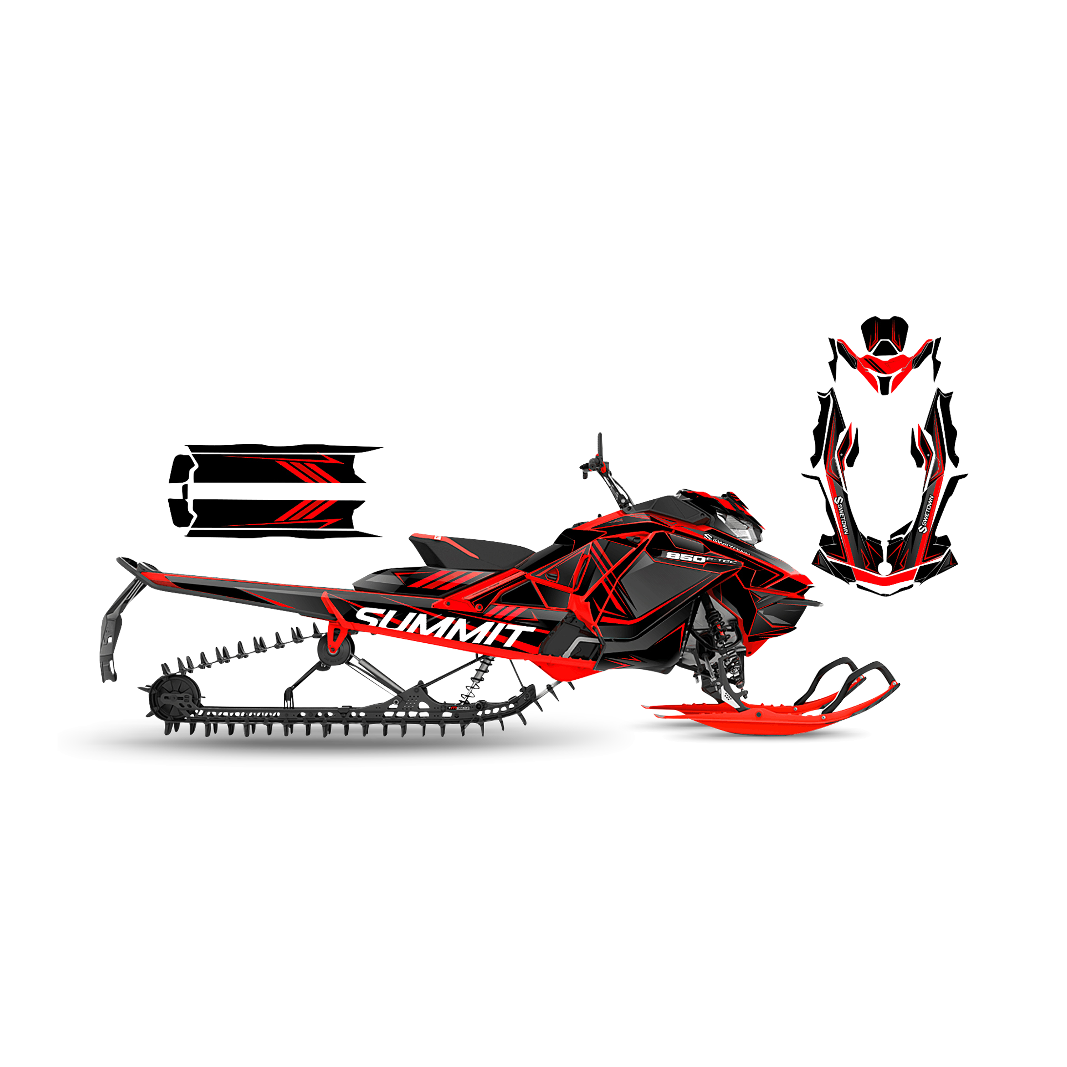 Tarrasarja SweTown Team Racer Punainen