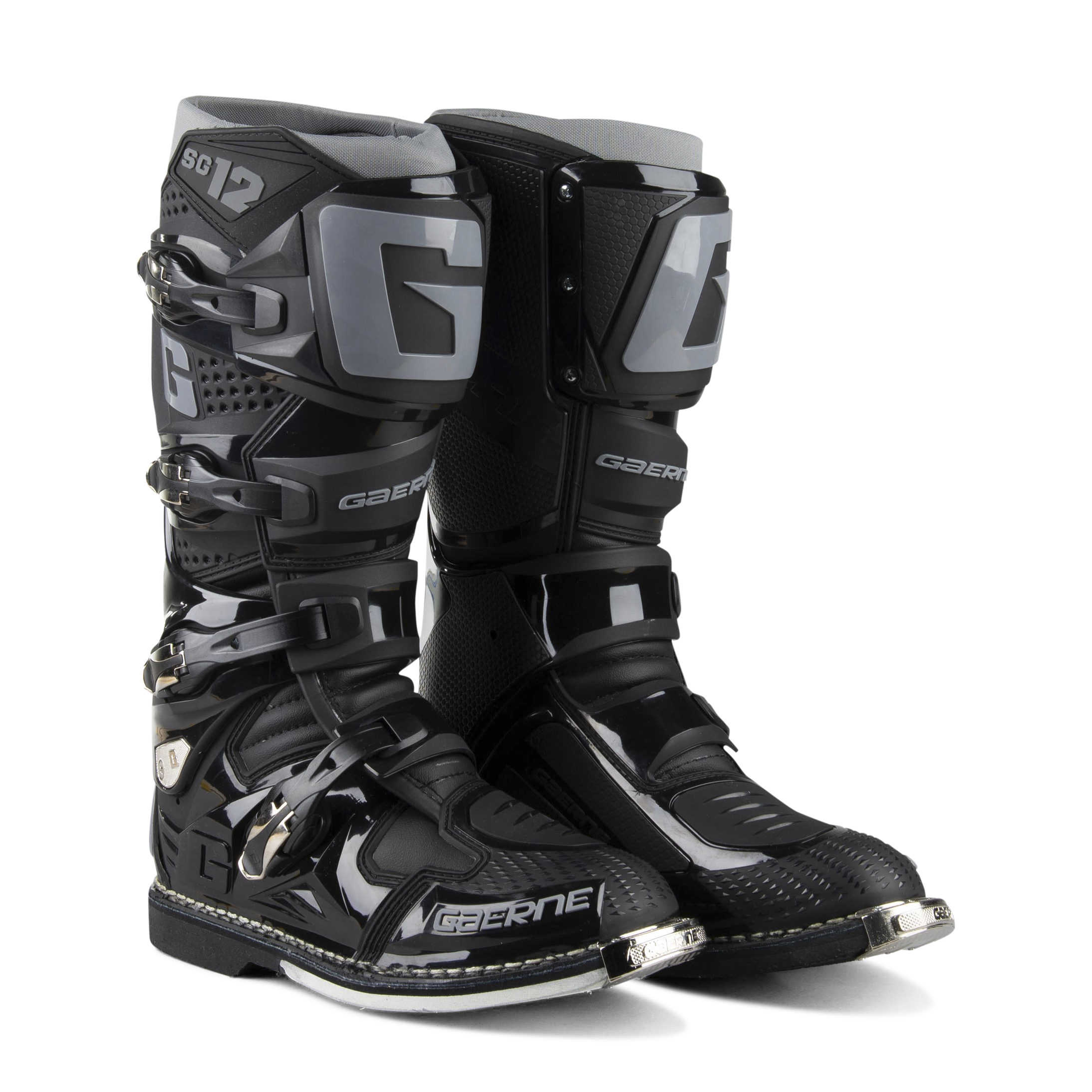 Gaerne SG-12 MX Boots Black - Now 10 