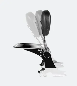 Encosto Sissy Bar CustomAcces Luxus Cromado