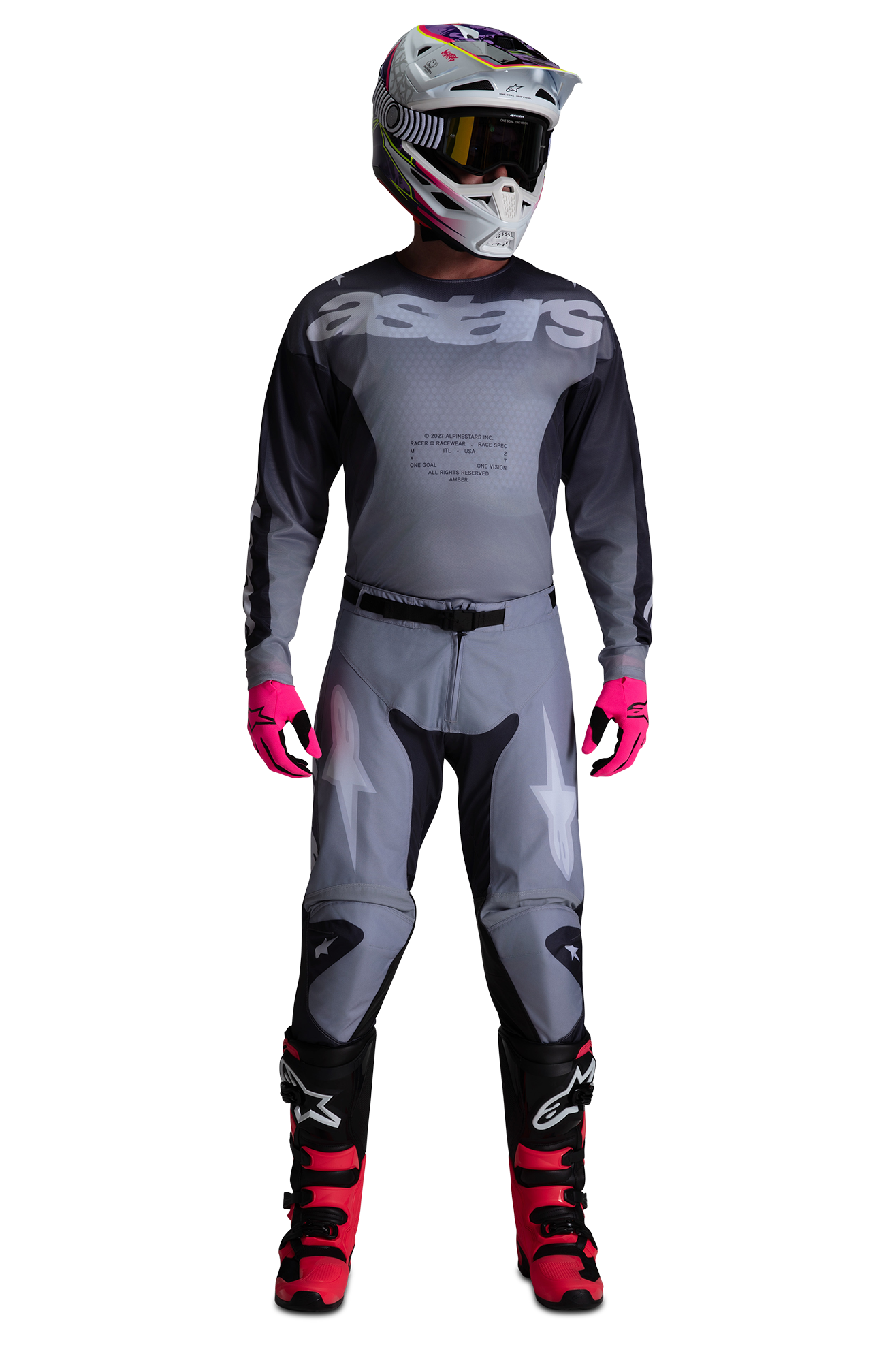 Crossbukser Alpinestars Racer Amber
