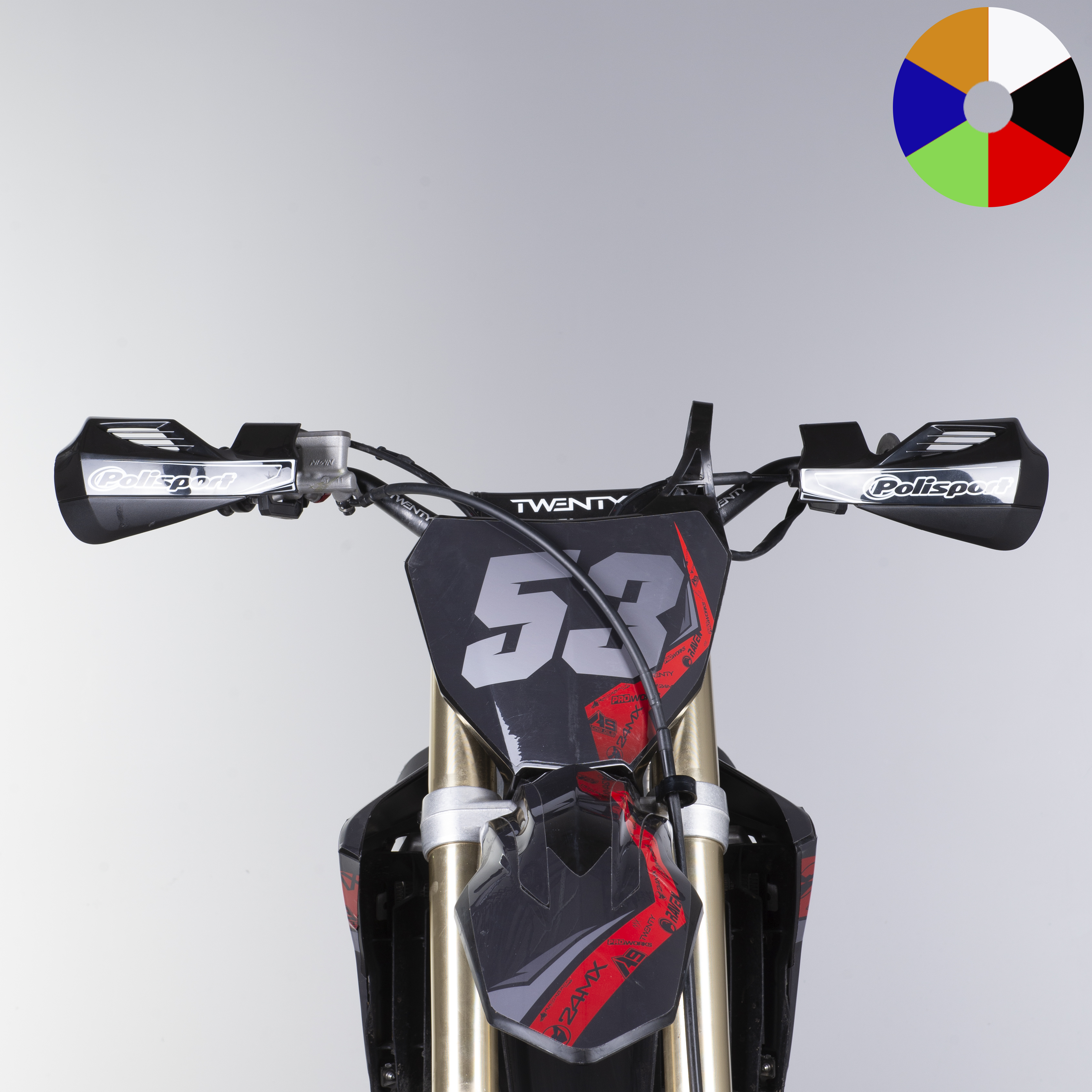 Green Polisport MX Rocks Handguards