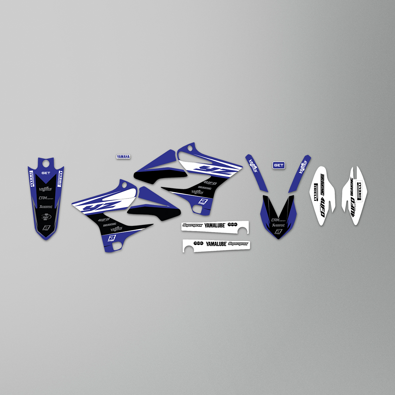 Blackbird Replica Racing 19 Decal Kit Blue-Black-White