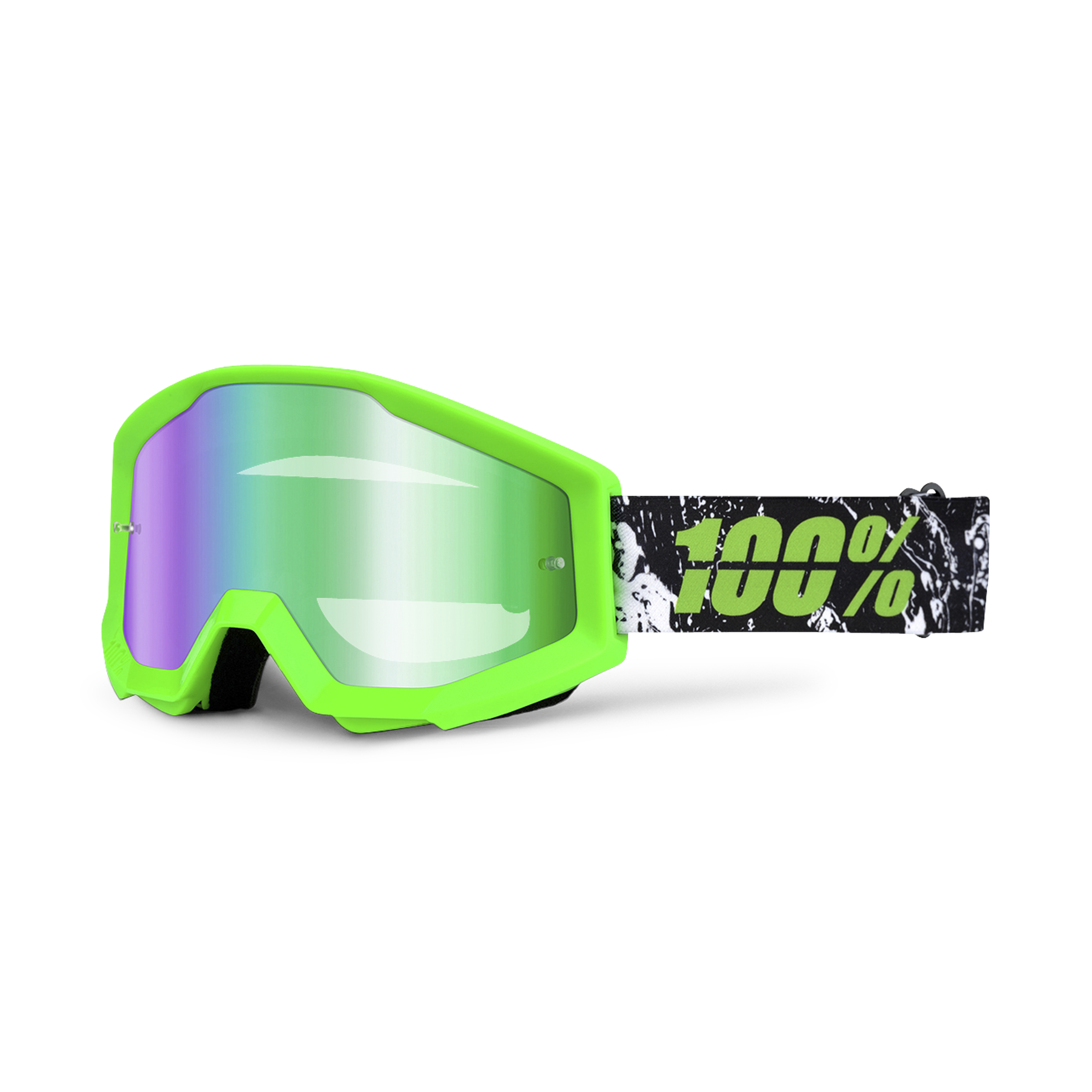 100 goggles green