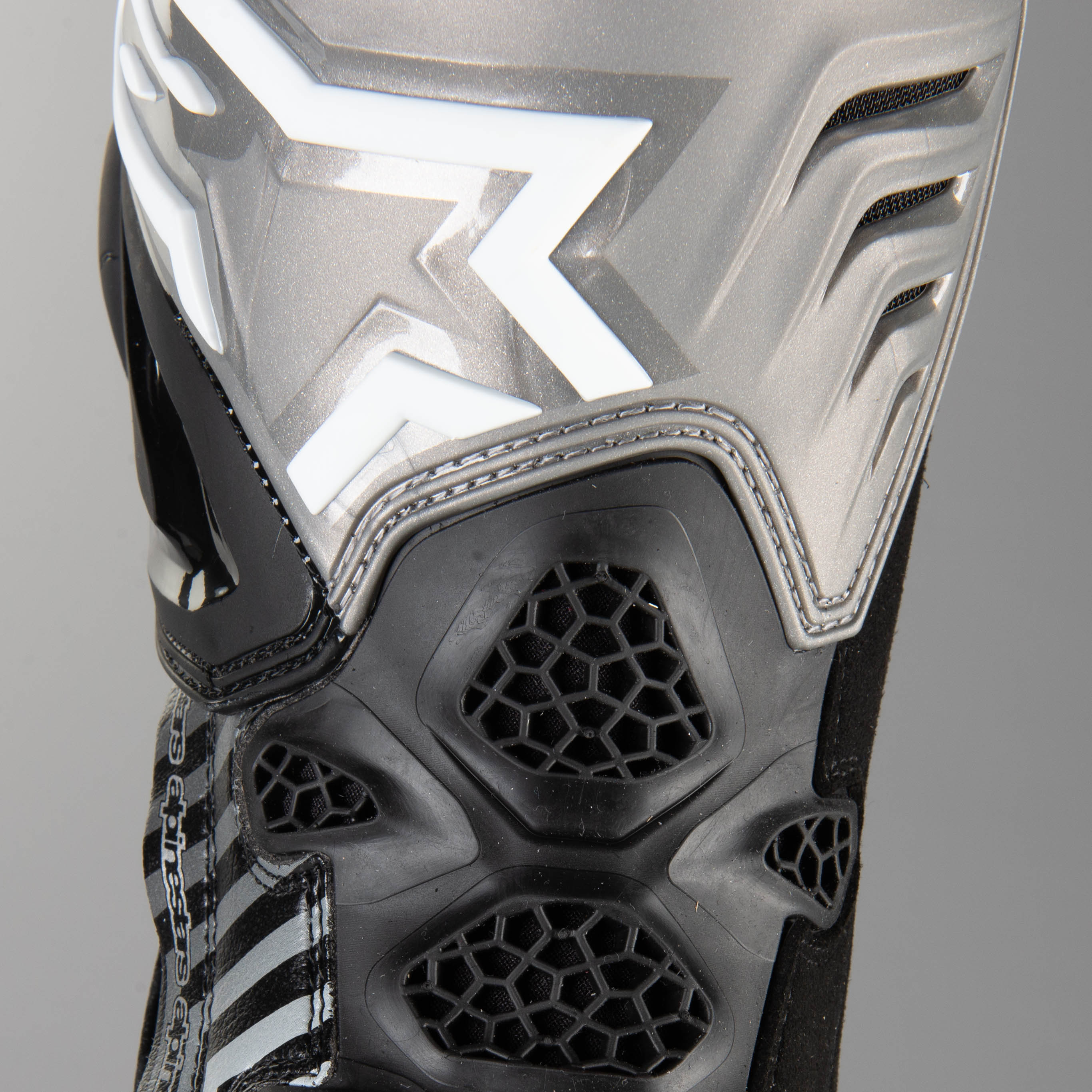 Alpinestars Supertech R MC Stövlar Svart Grå Guld Nu 5 Alpinestars Supertech R MC Stövlar Svart Grå Guld Nu 5