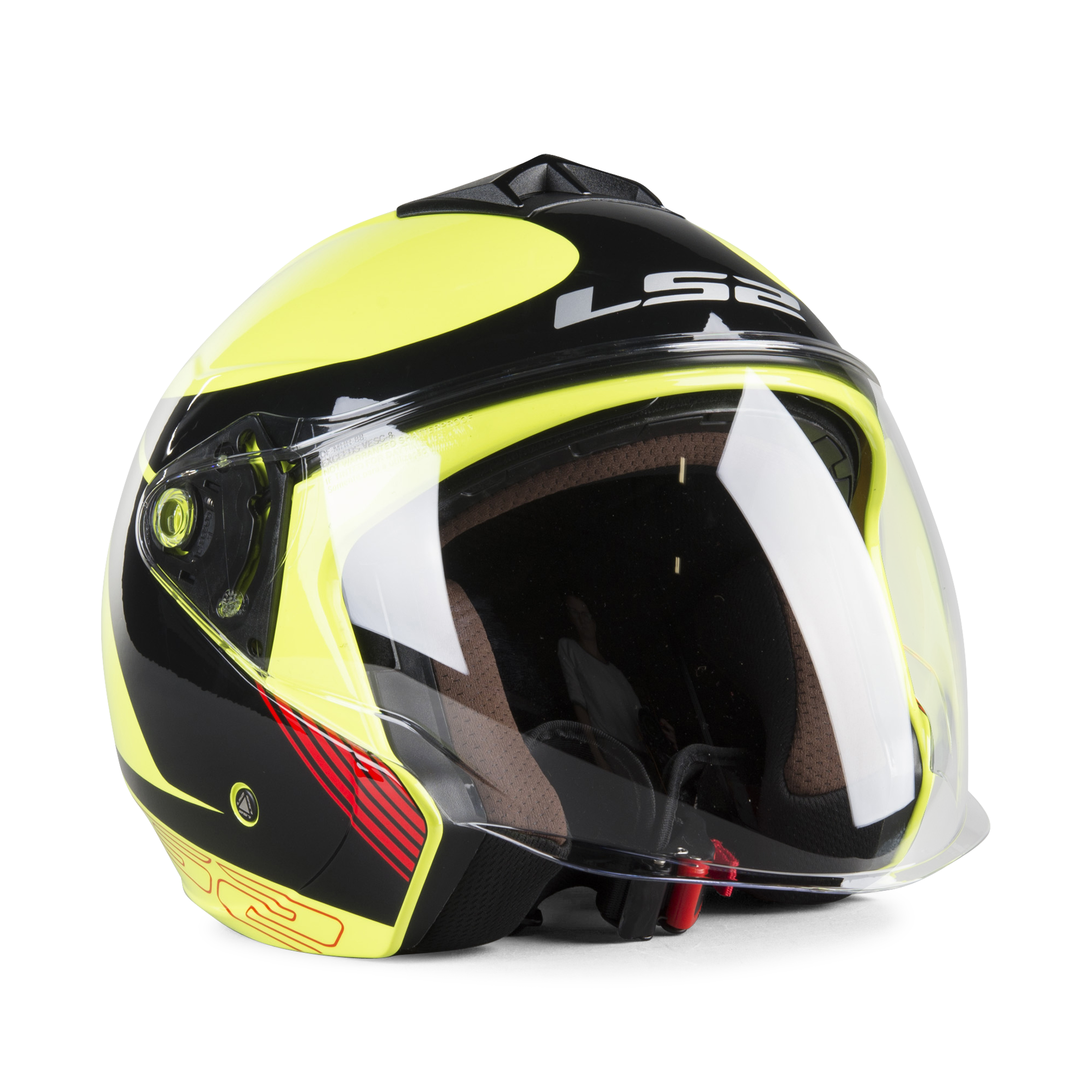 Casco Jet LS2 OF573 Twister II Plane Giallo-Nero-Rosso - Adesso 70% di  risparmio - xlmoto.it