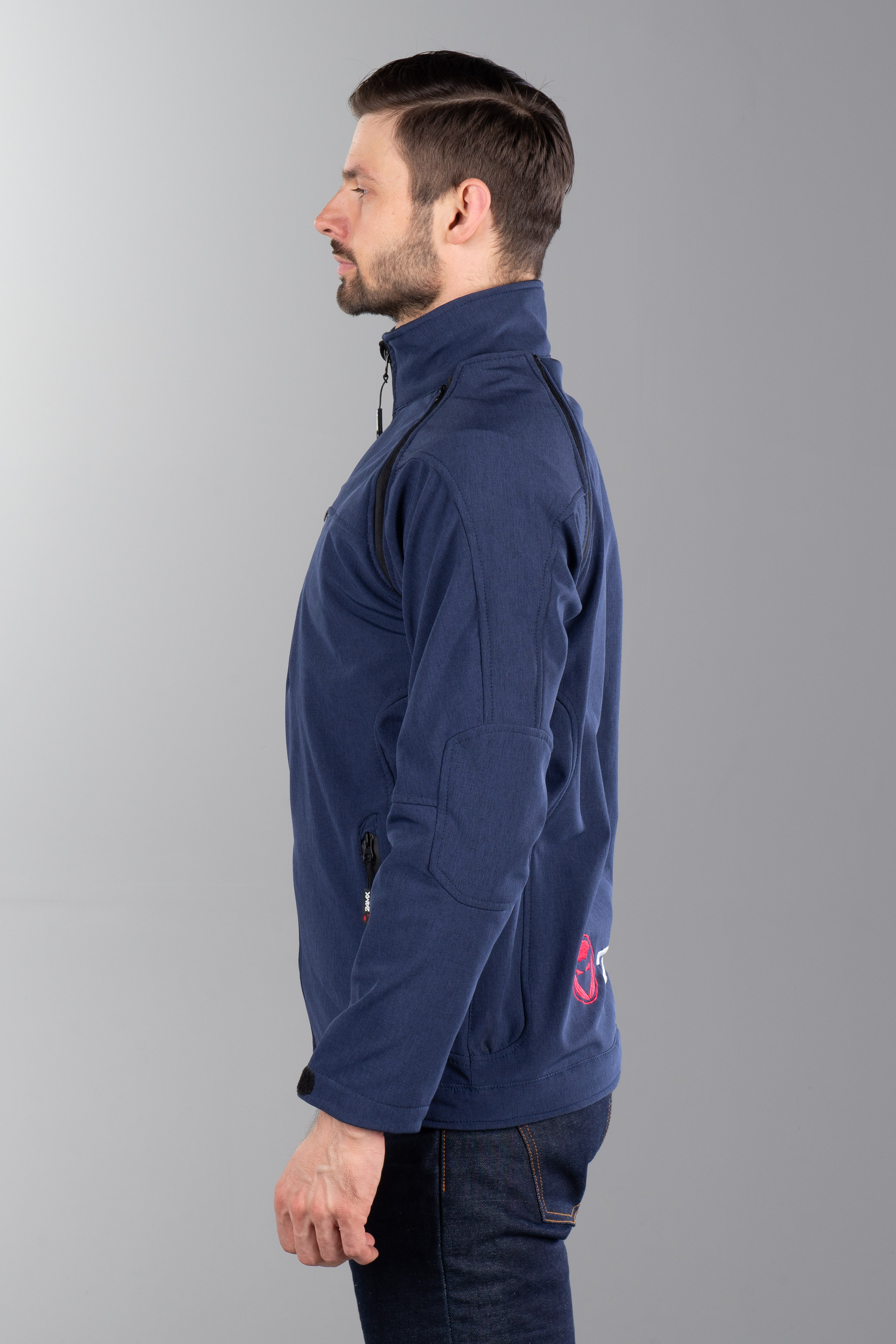 Softshell Jas met Afneembare Mouwen 24MX Team