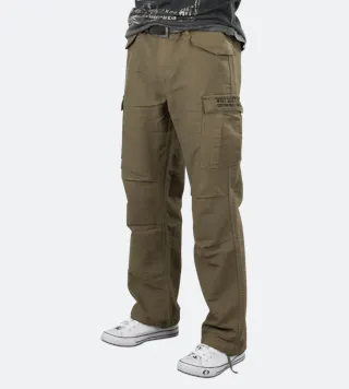 Pantalones de Moto West Coast Choppers M 65 Cargo Army