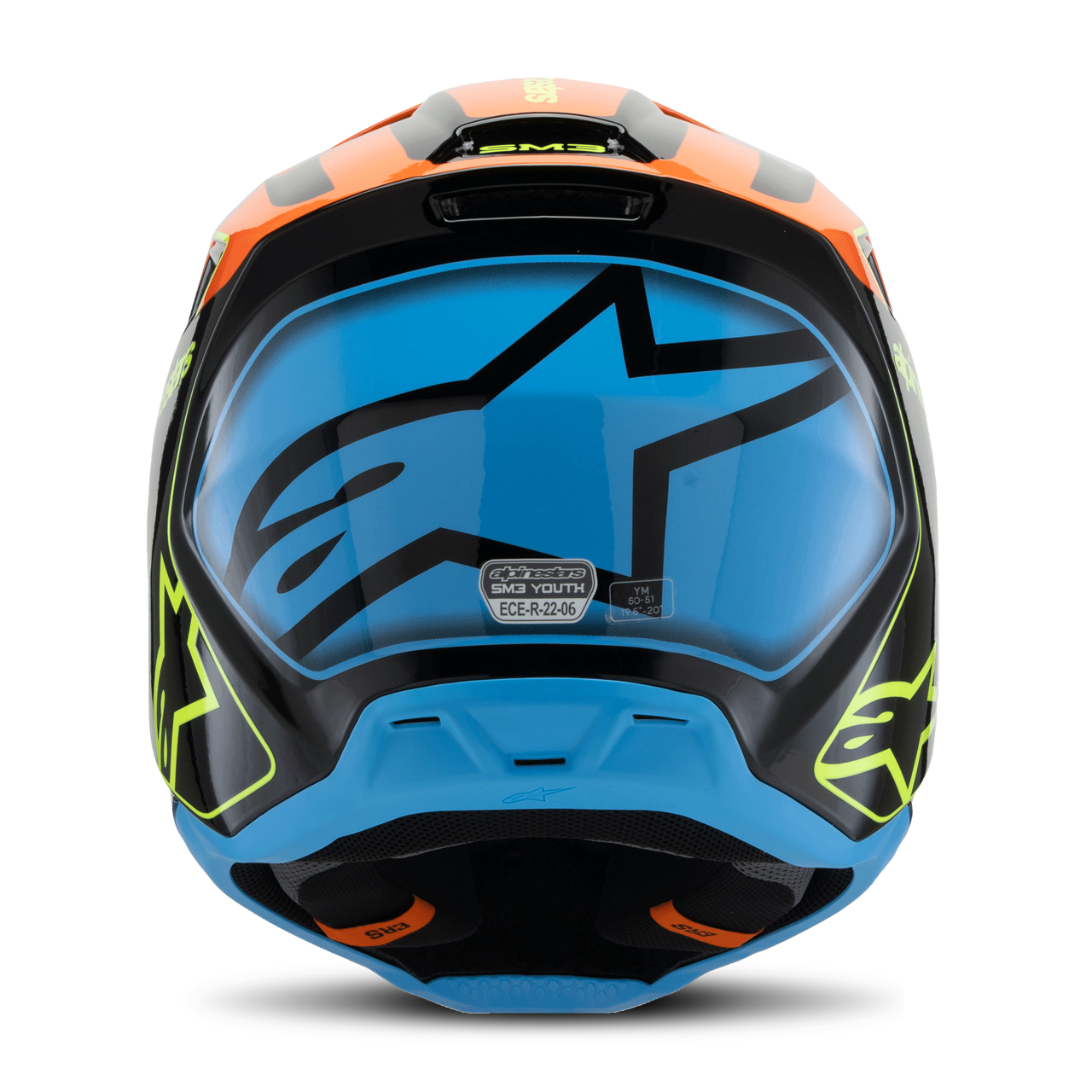 Casco de Cross Niño Alpinestars SM3 Fray ECE06 Nego