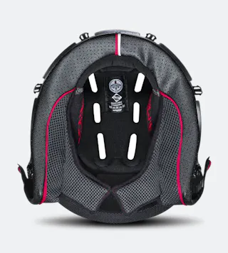 Nolan N40-5 MC Helmet Lining Black-Red