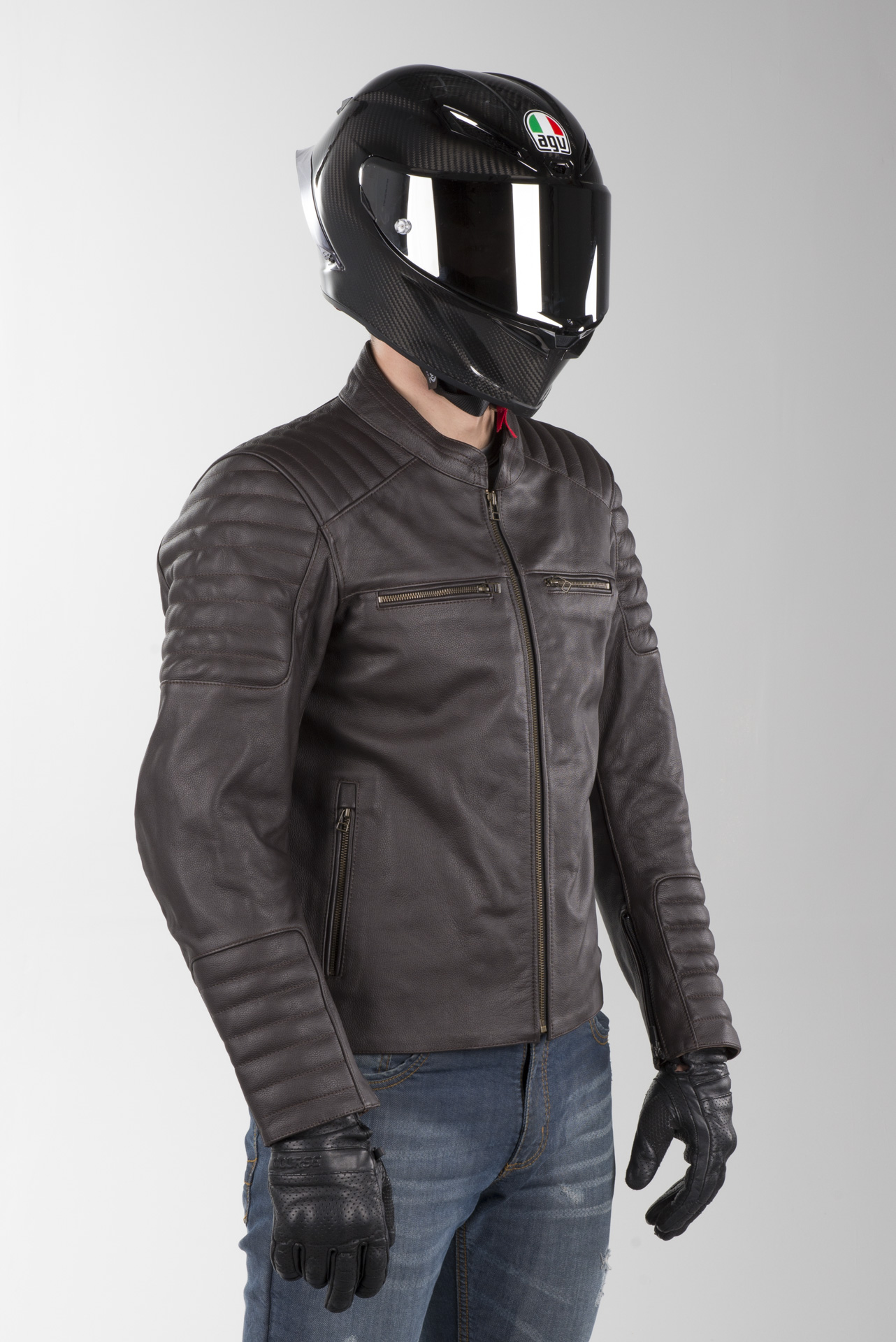 Jachetă Moto iXS Classic LD Dark