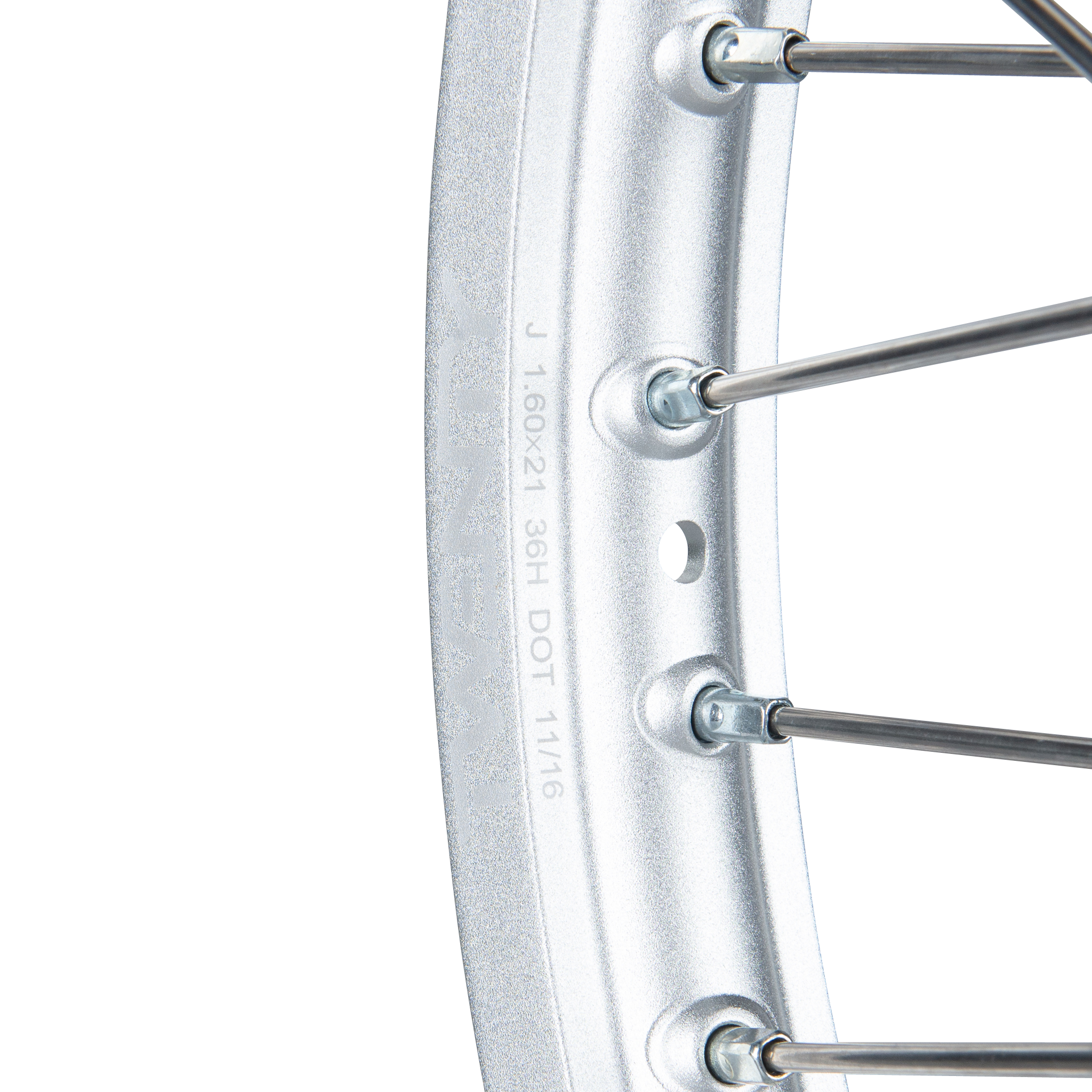 Twenty MX Front Wheel Silver-Black 21"