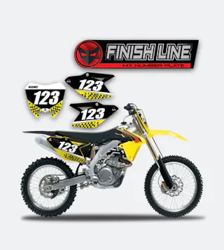 Autocolantes para Porta-Números Finish Line