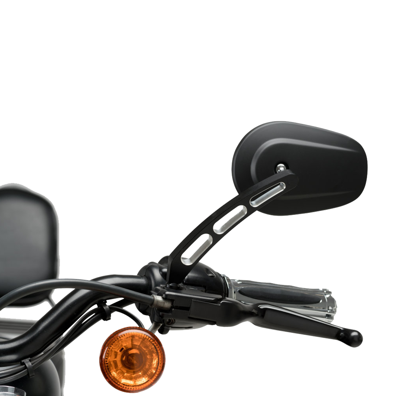 CustomAcces Misuri H-D Rear View Mirrors Black