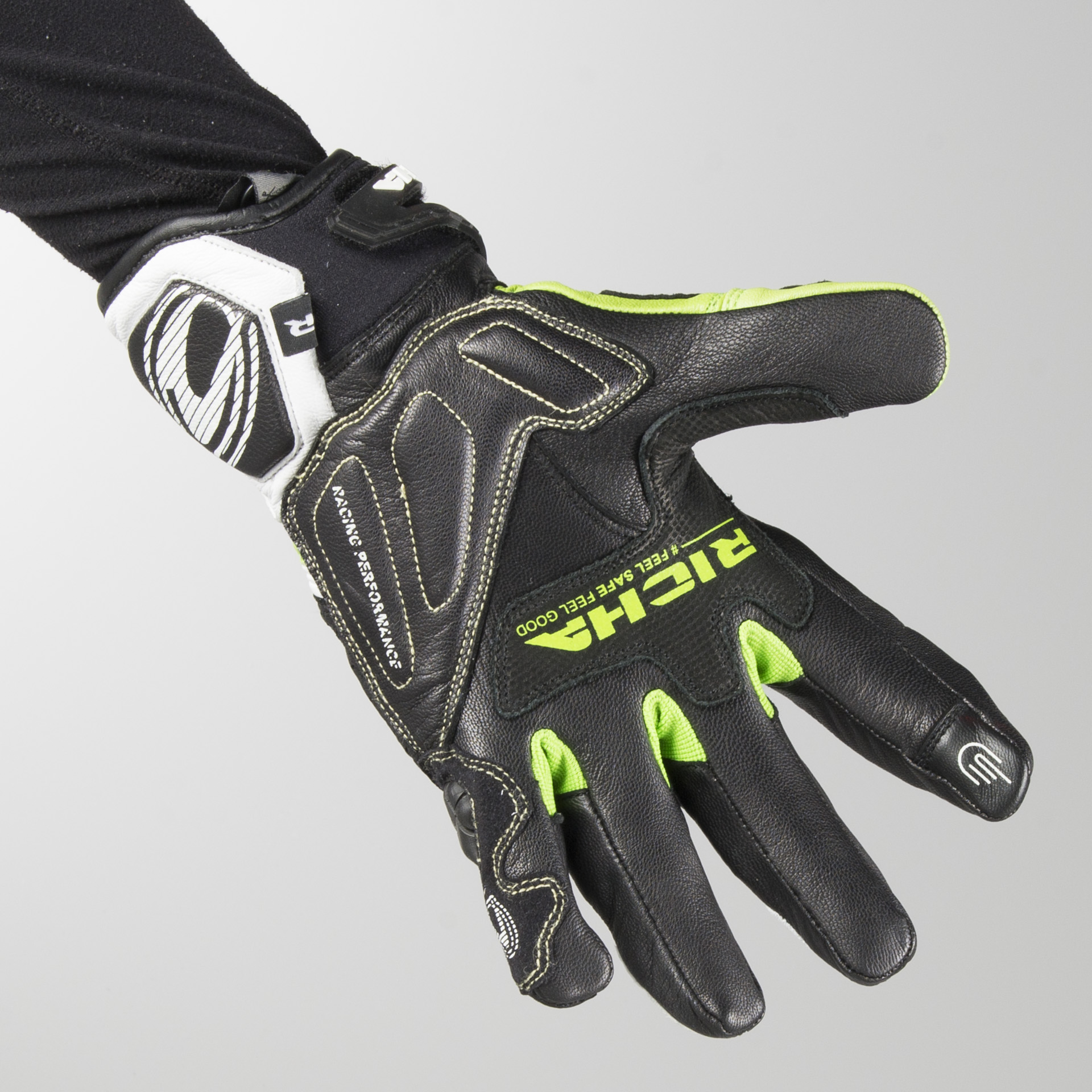 Richa Stealth Motorcycle Gloves Black