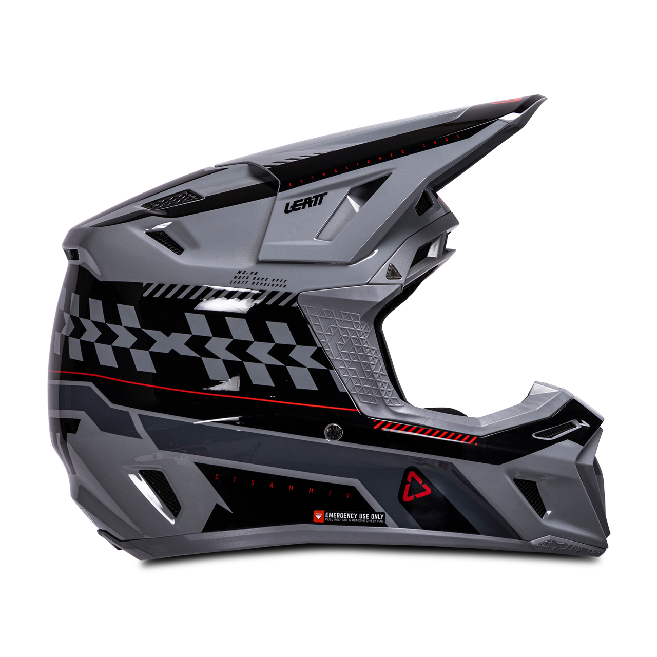 Crosshelm Kit Leatt Moto 8.5 V26 met Brillen