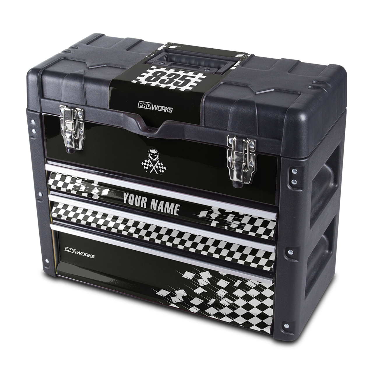 24MX X3 Race Toolbox Decal Kit