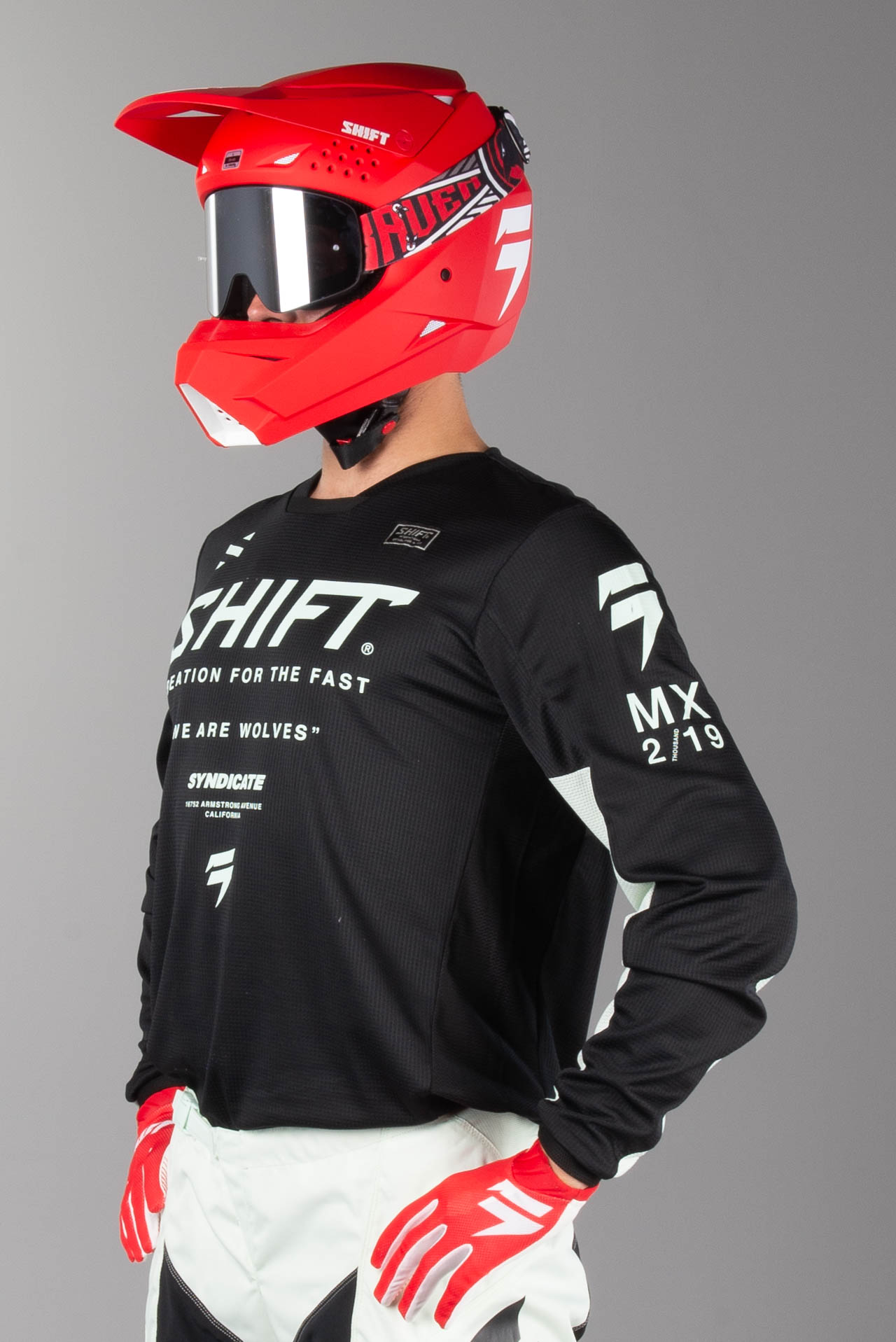 Shift Whit3 Label Basalt MX Jersey MX 18