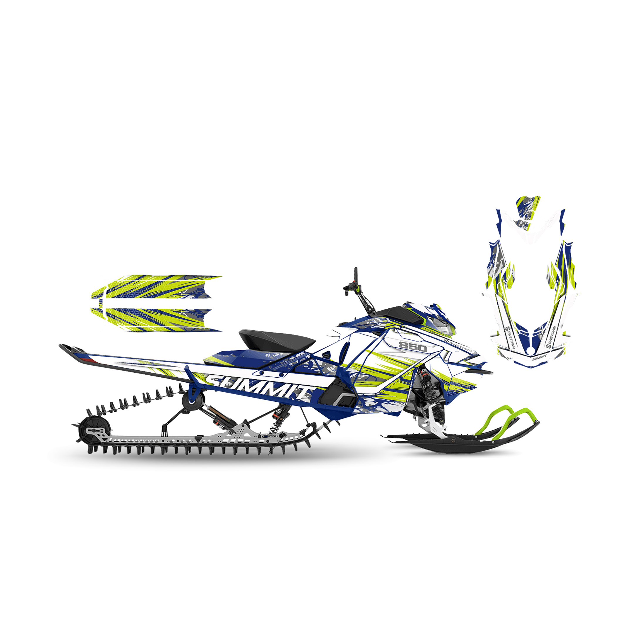 Tarrasarja SweTown List-Dark-Sininen-Lime