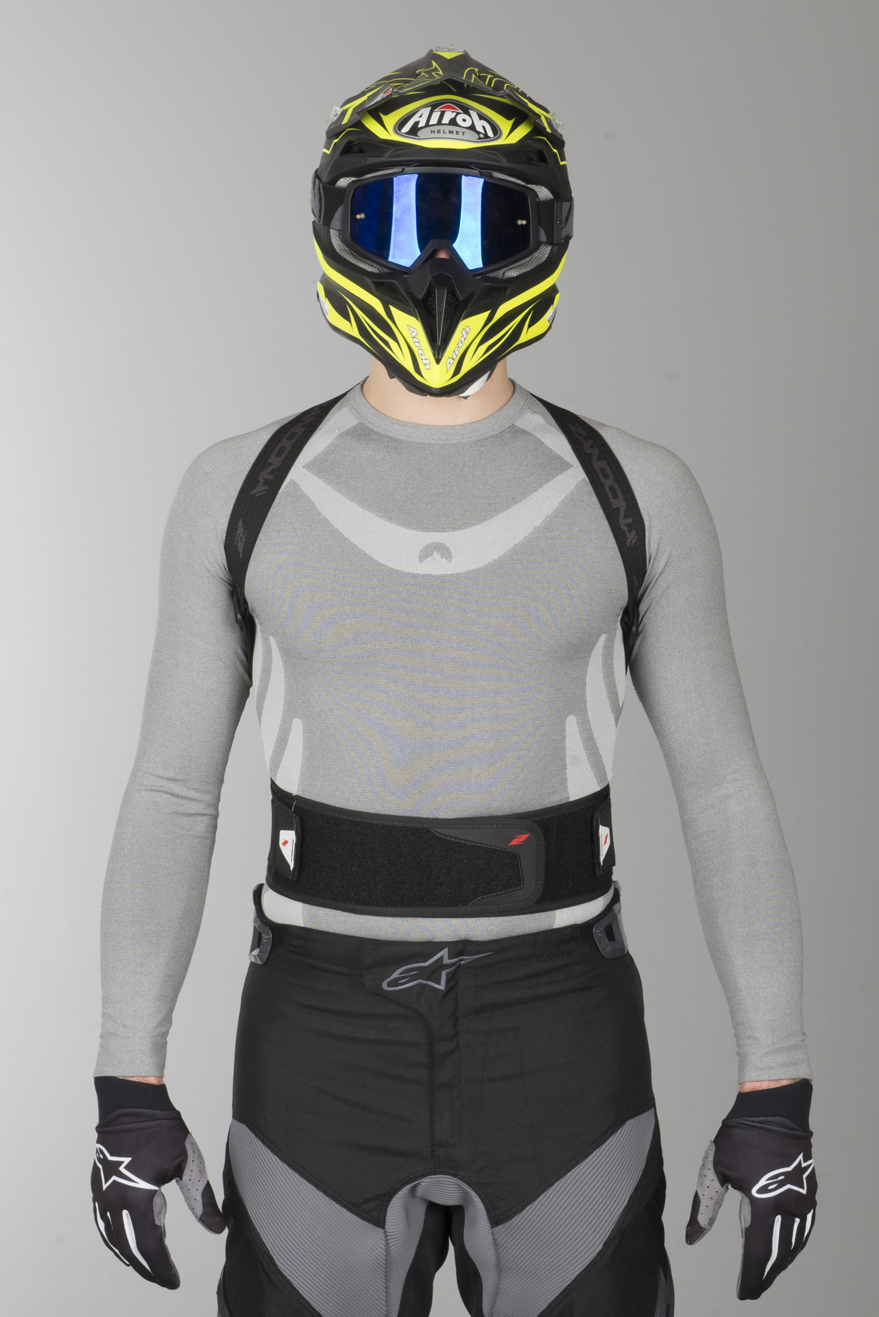 Zandonà Hybrid Pro x8 Back Protector Fluo Yellow