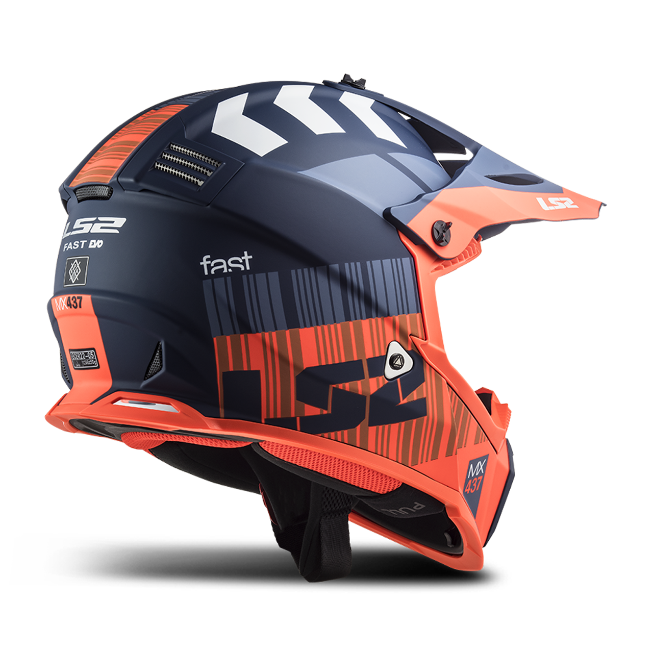 Cască Motocross LS2 MX437 Fast Evo Xcode