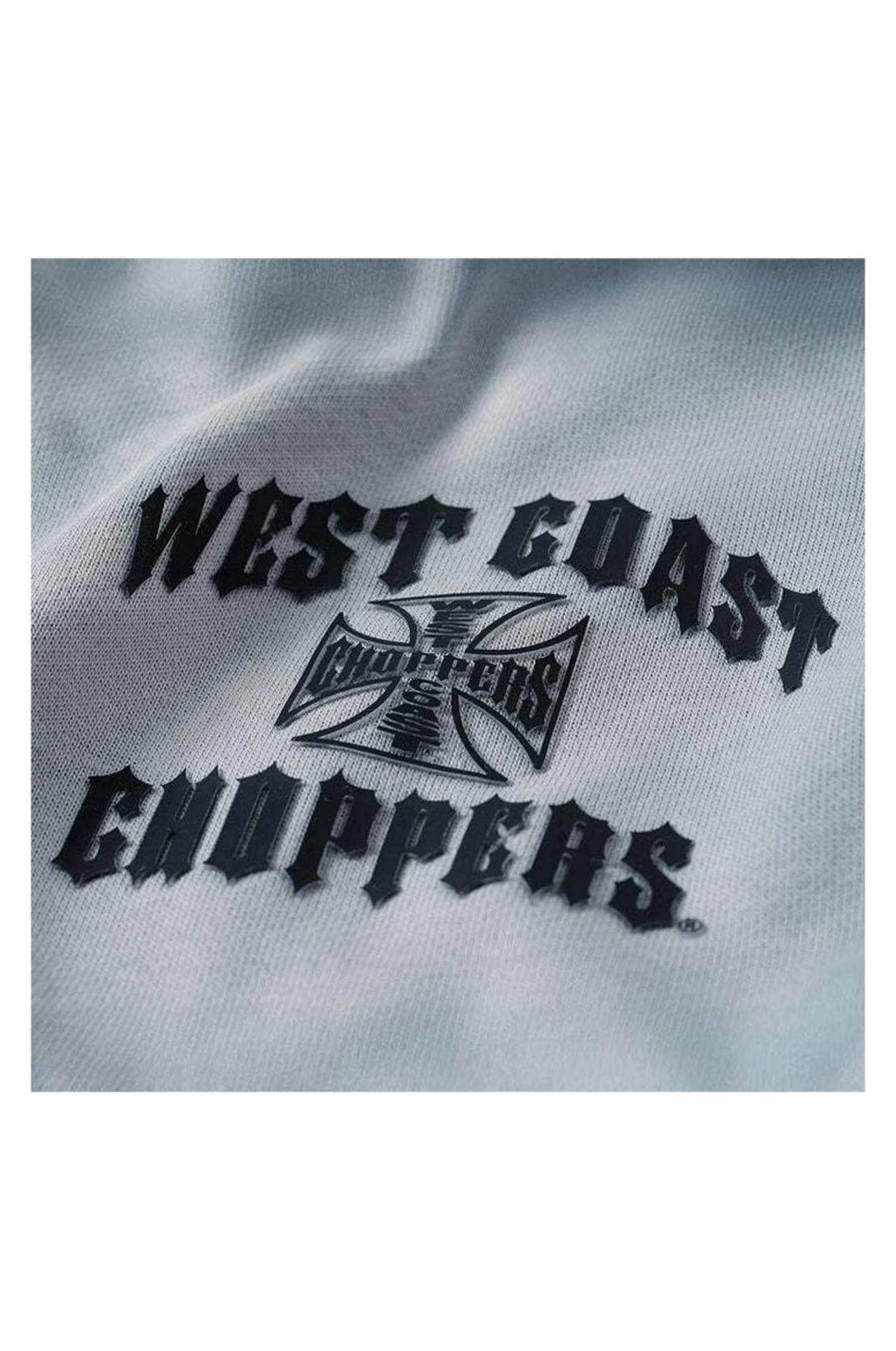 Hoodie met Rits West Coast Choppers Iron Oversized